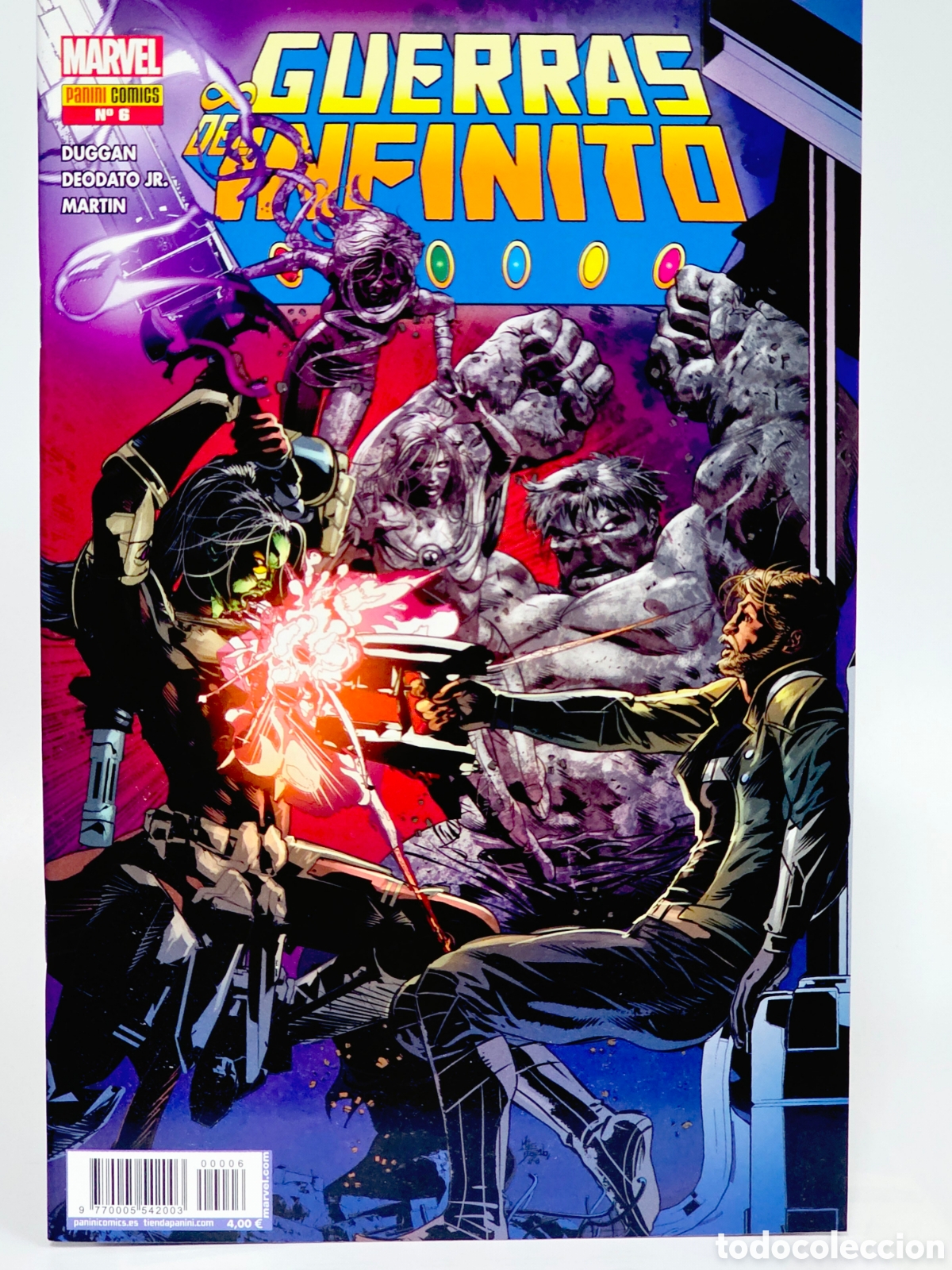 C&oacute;mics: C&Oacute;MIC GUERRAS DEL INFINITO 6 PANINI MARVEL GRAPA DE KIOSCO