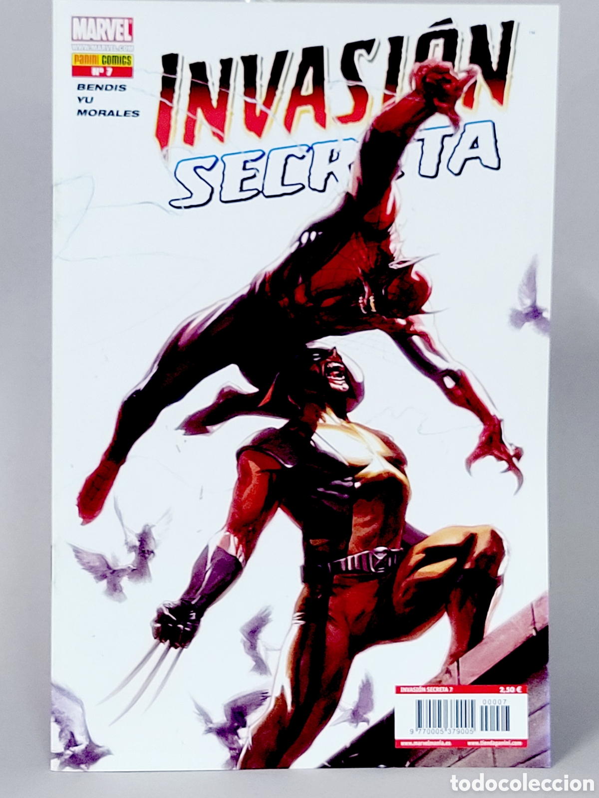 C&oacute;mics: C&Oacute;MIC INVASI&Oacute;N SECRETA 7 PANINI MARVEL GRAPA DE KIOSCO