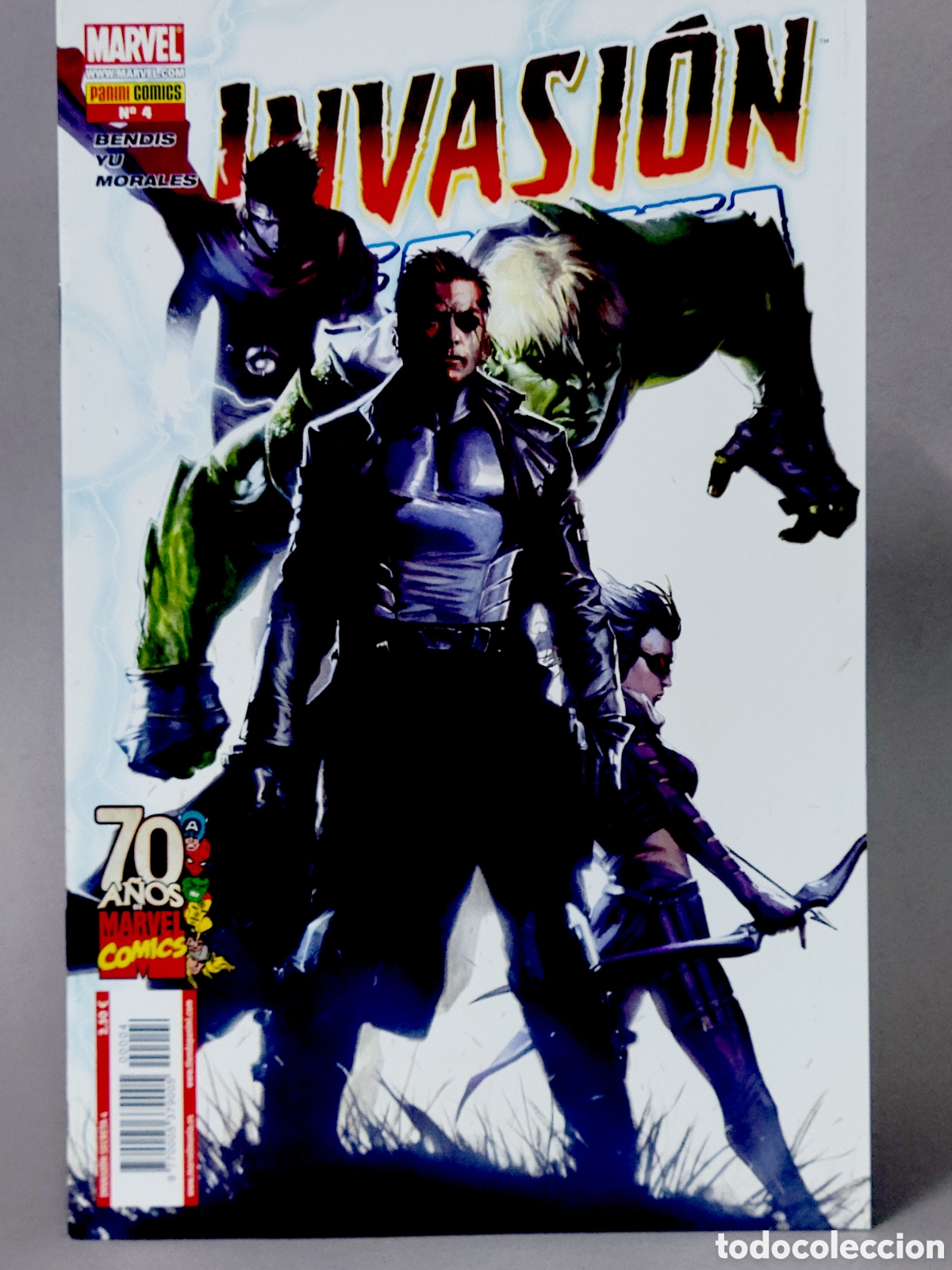 C&oacute;mics: C&Oacute;MIC INVASI&Oacute;N SECRETA 4 PANINI MARVEL GRAPA DE KIOSCO