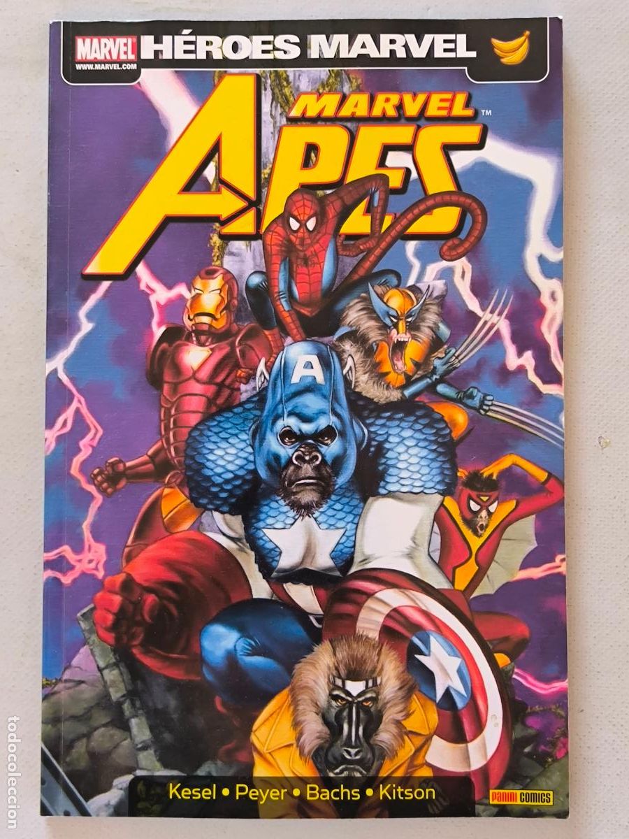 C&oacute;mics: MARVEL APES - HEROES MARVEL - PANINI (K1w)