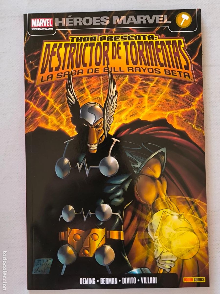 C&oacute;mics: DESTRUCTOR DE TORMENTAS - THOR PRESENTA - LA SAGA DE BILL RAYOS BETA - HEROES MARVEL - PANINI (FDw)