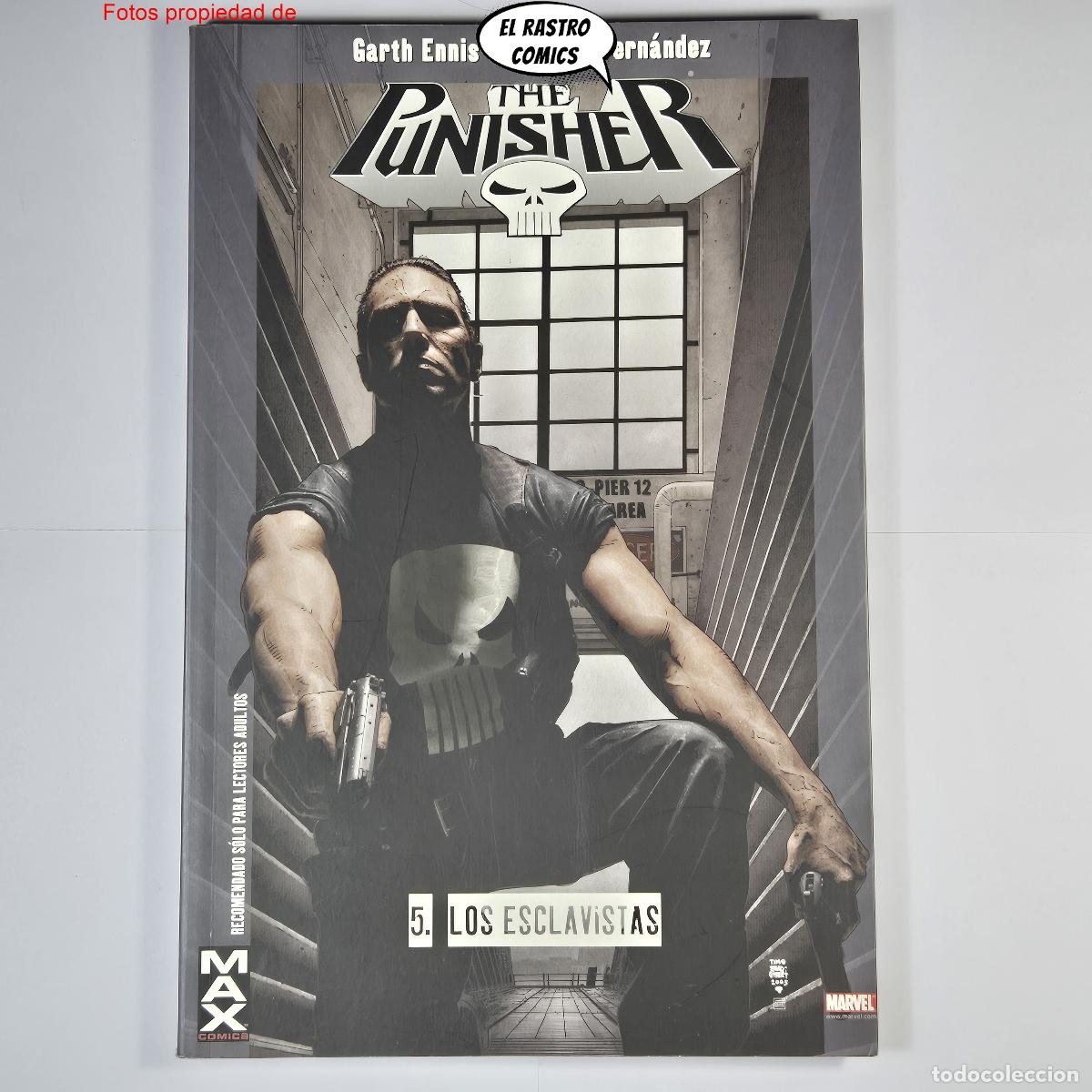 C&oacute;mics: The Punisher tomo n&ordm; 5, Los esclavistas, ed Panini Marvel Max
