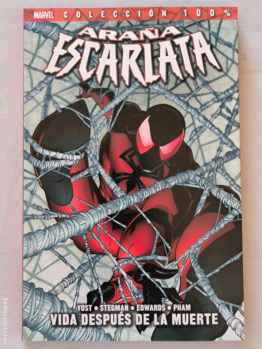C&oacute;mics: ARA&Ntilde;A ESCARLATA - VIDA DESPUES DE LA MUERTE - COLECCION 100% MARVEL - PANINI (FH)