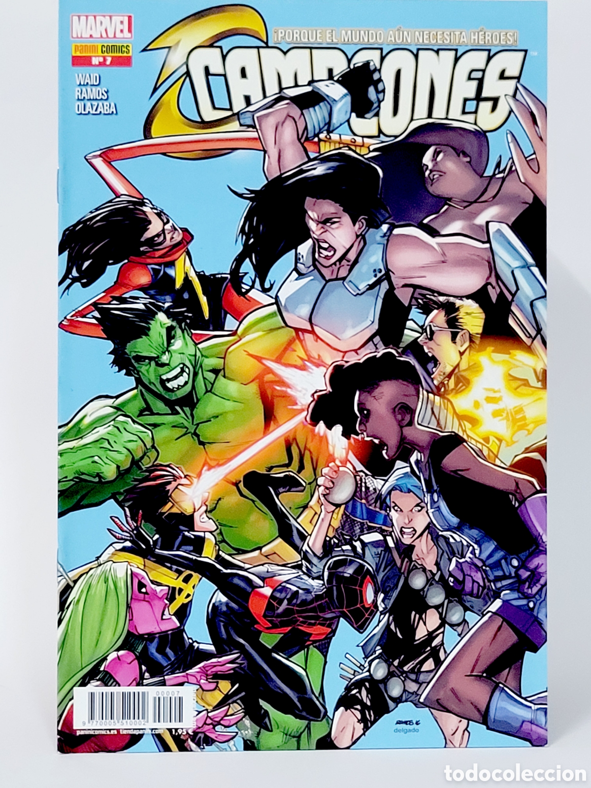 C&oacute;mics: C&Oacute;MIC CAMPEONES 7 PANINI MARVEL GRAPA DE KIOSCO