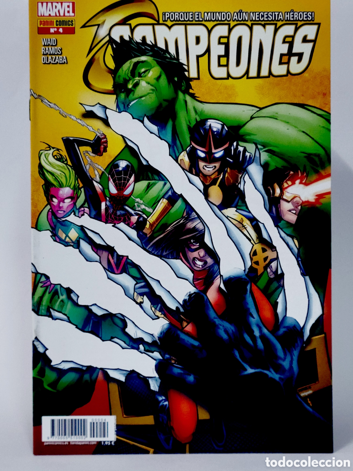 C&oacute;mics: C&Oacute;MIC CAMPEONES 4 PANINI MARVEL GRAPA DE KIOSCO