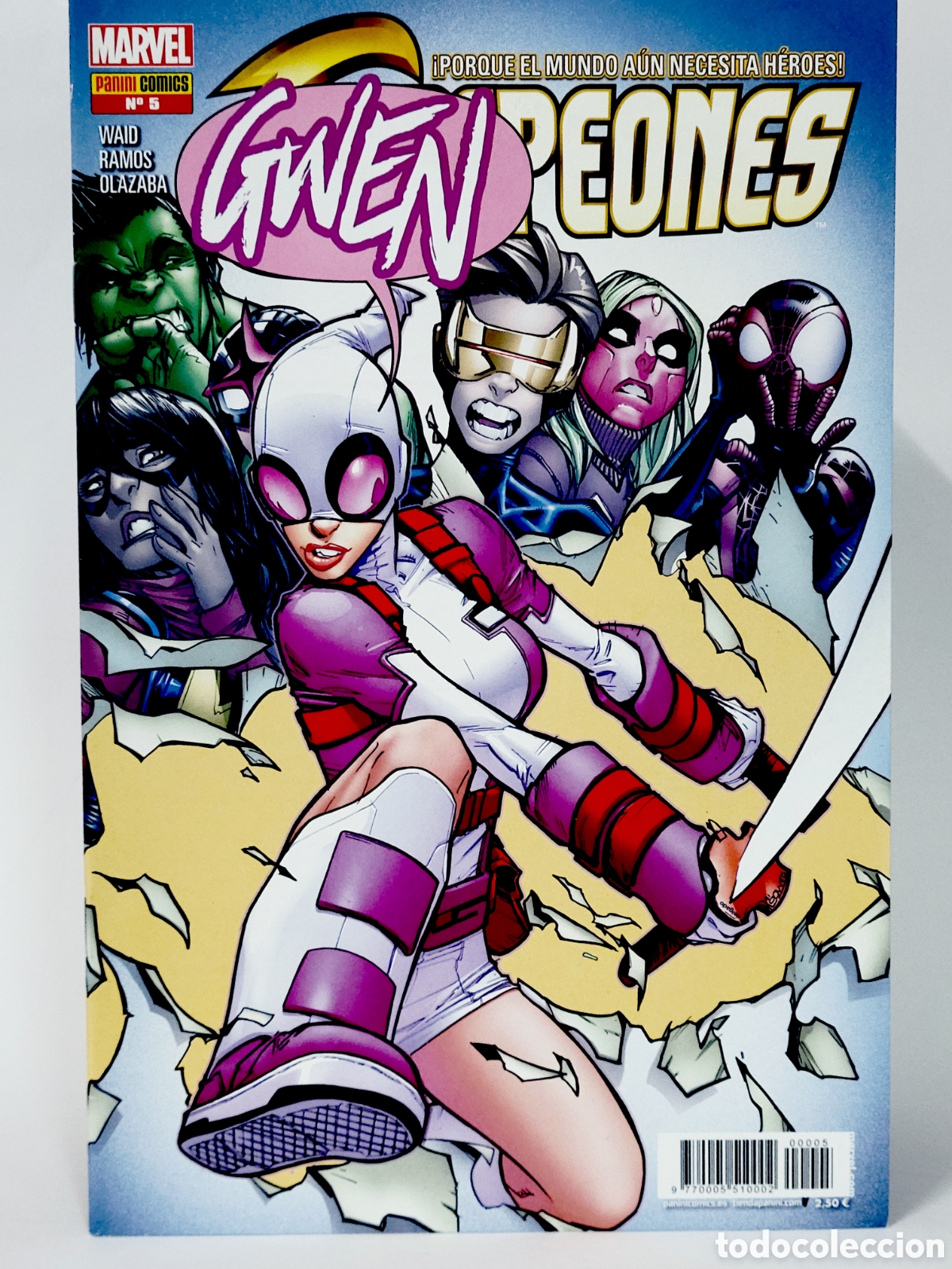 C&oacute;mics: C&Oacute;MIC CAMPEONES 5 PANINI MARVEL GRAPA DE KIOSCO