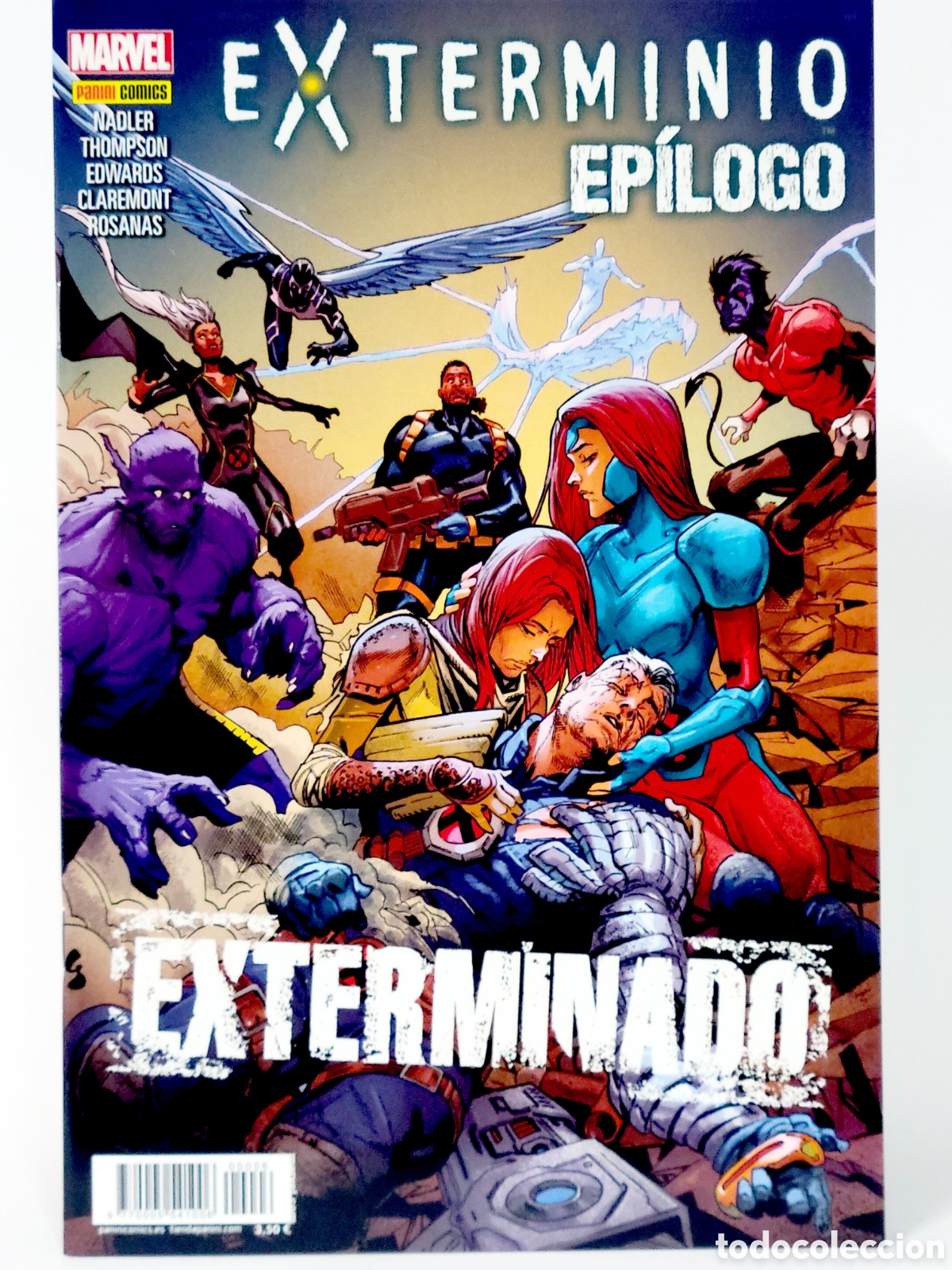 C&oacute;mics: C&Oacute;MIC EXTERMINIO EP&Iacute;LOGO EXTERMINADO PANINI MARVEL GRAPA DE KIOSCO