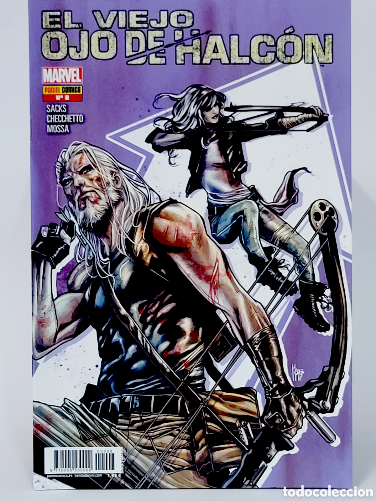 C&oacute;mics: C&Oacute;MIC EL VIEJO OJO DE HALC&Oacute;N 8 PANINI MARVEL GRAPA DE KIOSCO