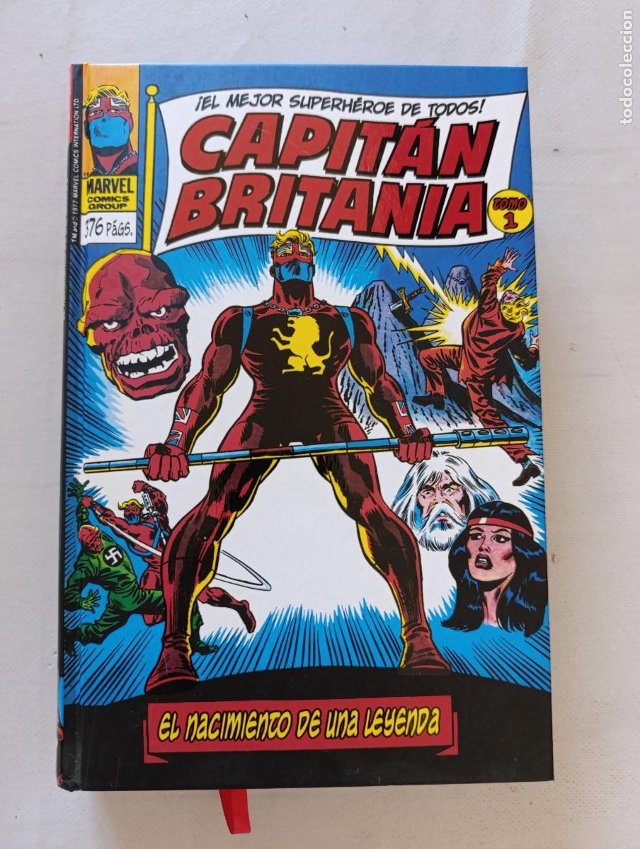 C&oacute;mics: CAPITAN BRITANIA TOMO 1: EL NACIMIENTO DE UNA LEYENDA - MARVEL LIMITED EDITION - PANINI (356w)