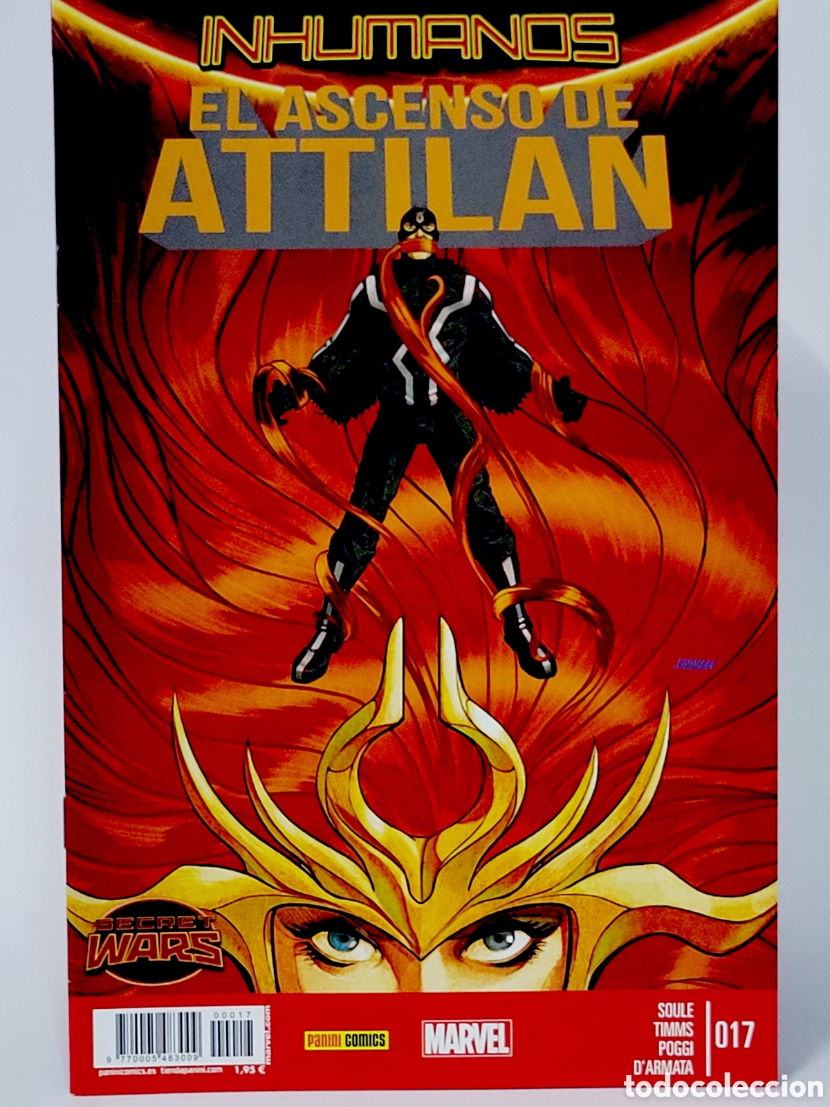 C&oacute;mics: C&Oacute;MIC INHUMANOS EL ASCENSO DE ATTILAN 17 SECRET WARS PANINI MARVEL GRAPA DE KIOSCO