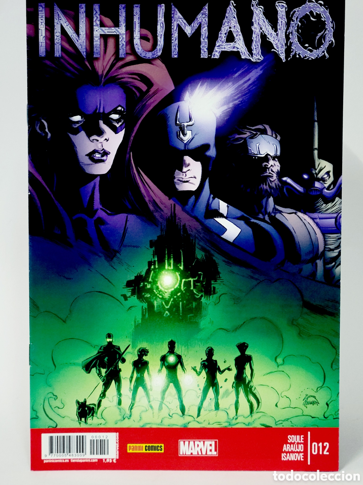 C&oacute;mics: C&Oacute;MIC INHUMANO 12 PANINI MARVEL GRAPA DE KIOSCO