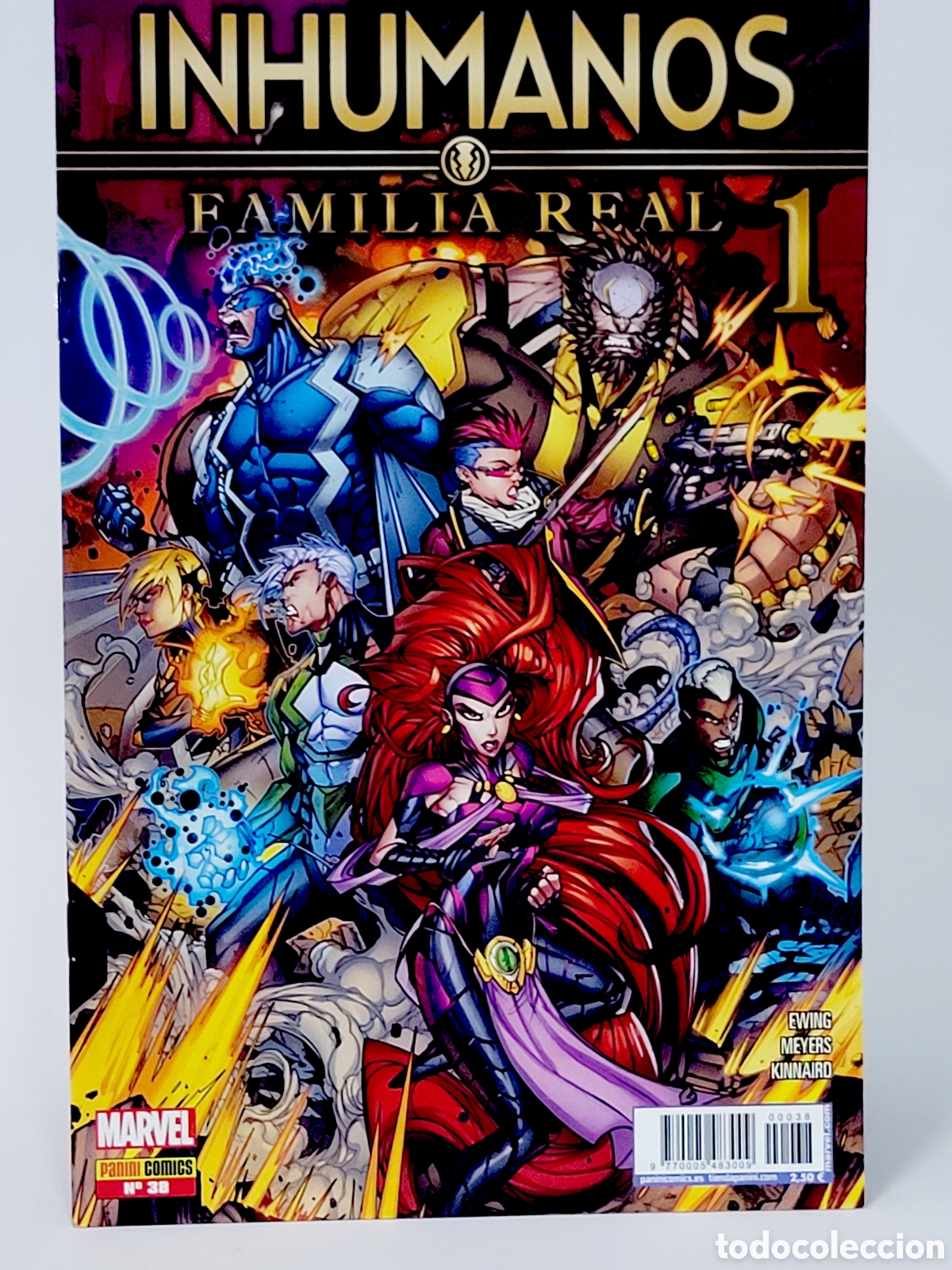 C&oacute;mics: C&Oacute;MIC INHUMANOS 38 FAMILIA REAL PANINI MARVEL GRAPA DE KIOSCO