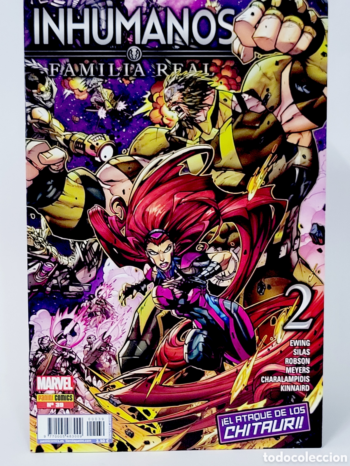 C&oacute;mics: C&Oacute;MIC INHUMANOS 39 FAMILIA REAL PANINI MARVEL GRAPA DE KIOSCO