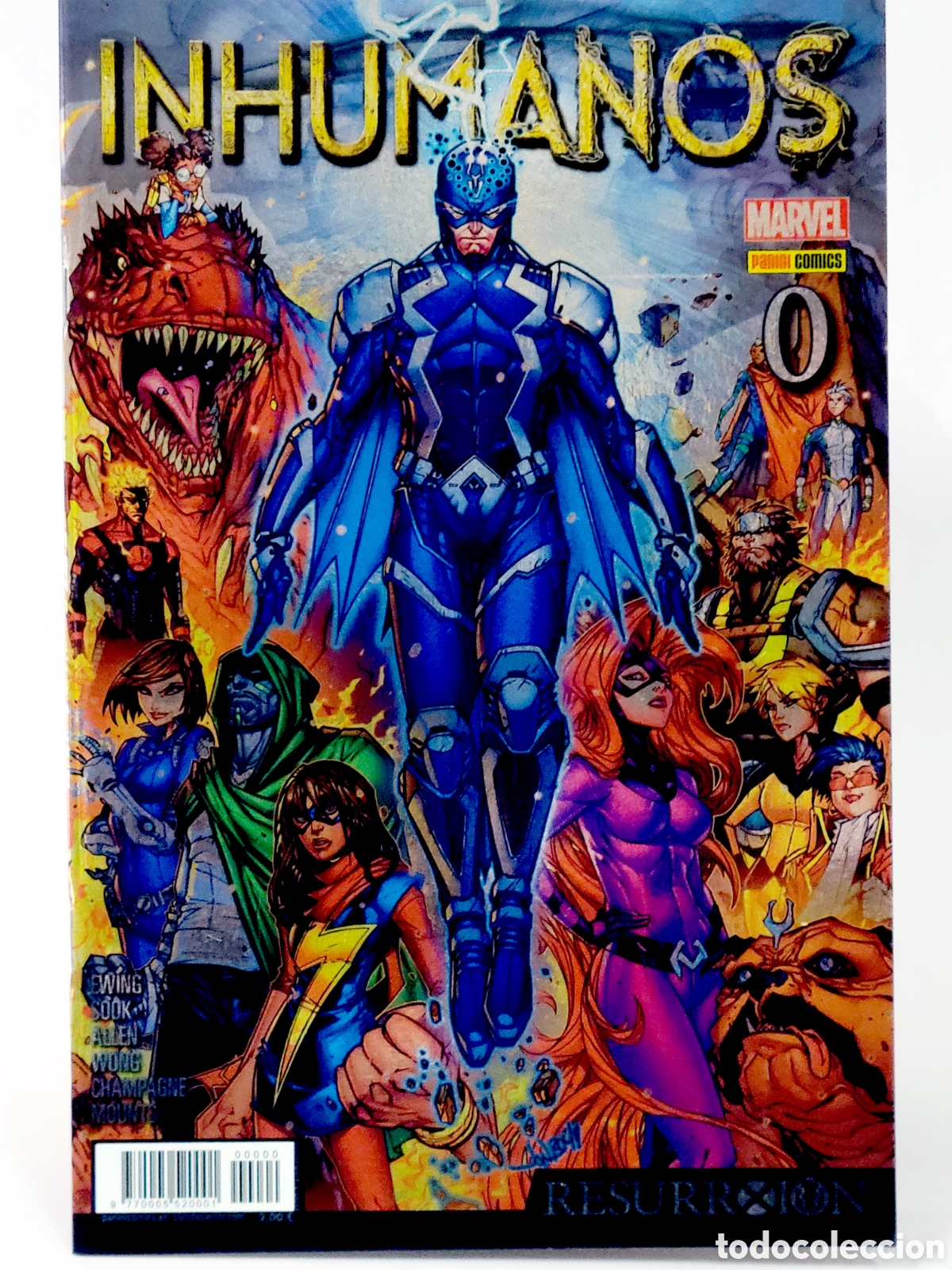 Comics: C&Oacute;MIC INHUMANOS RESURRXION 0 PANINI MARVEL GRAPA DE KIOSCO