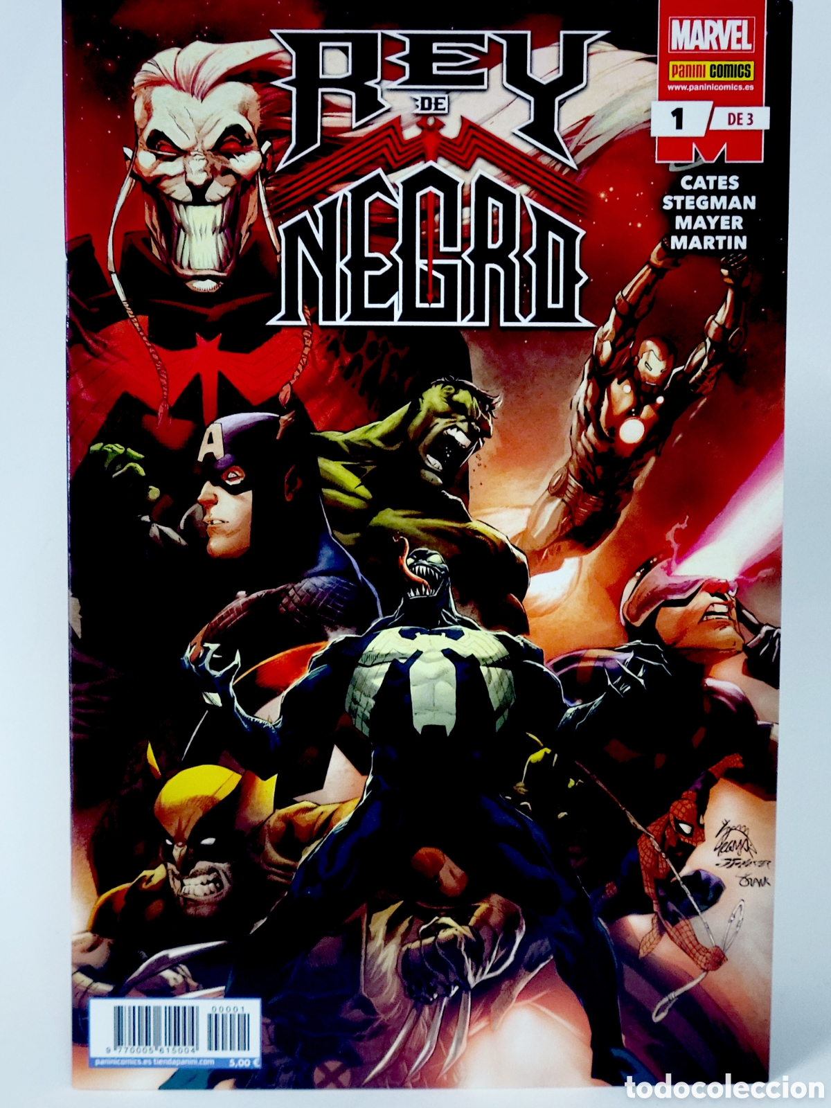 C&oacute;mics: C&Oacute;MIC REY DE NEGRO 1 PANINI MARVEL GRAPA DE KIOSCO