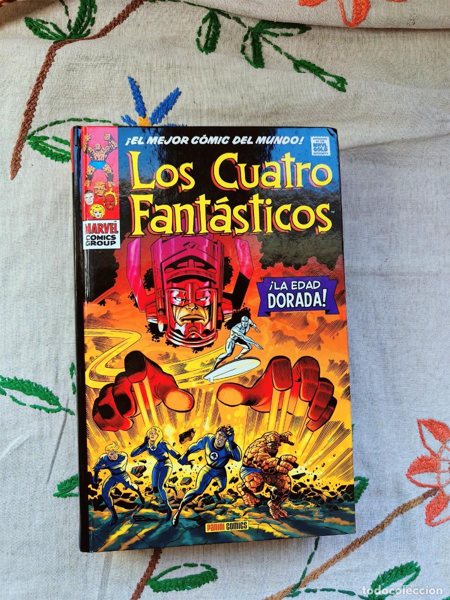 C&oacute;mics: Los Cuatro Fant&aacute;sticos. Tomo II. La Edad Dorada. Marvel Gold. Omnigold. Jack Kirby y Stan Lee Panini