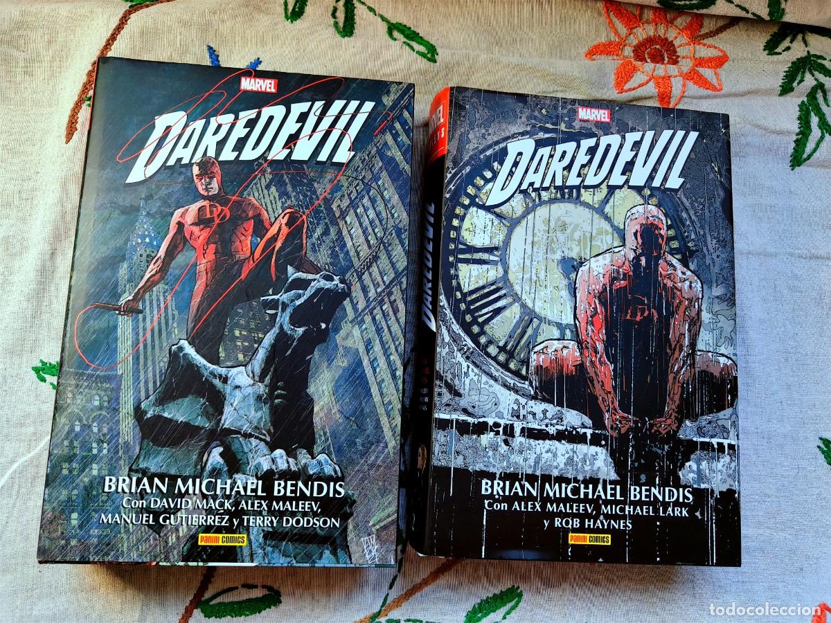 C&oacute;mics: Daredevil. Tomo I y II. Marvel. Omnibus. Michael Bendis. Panini.