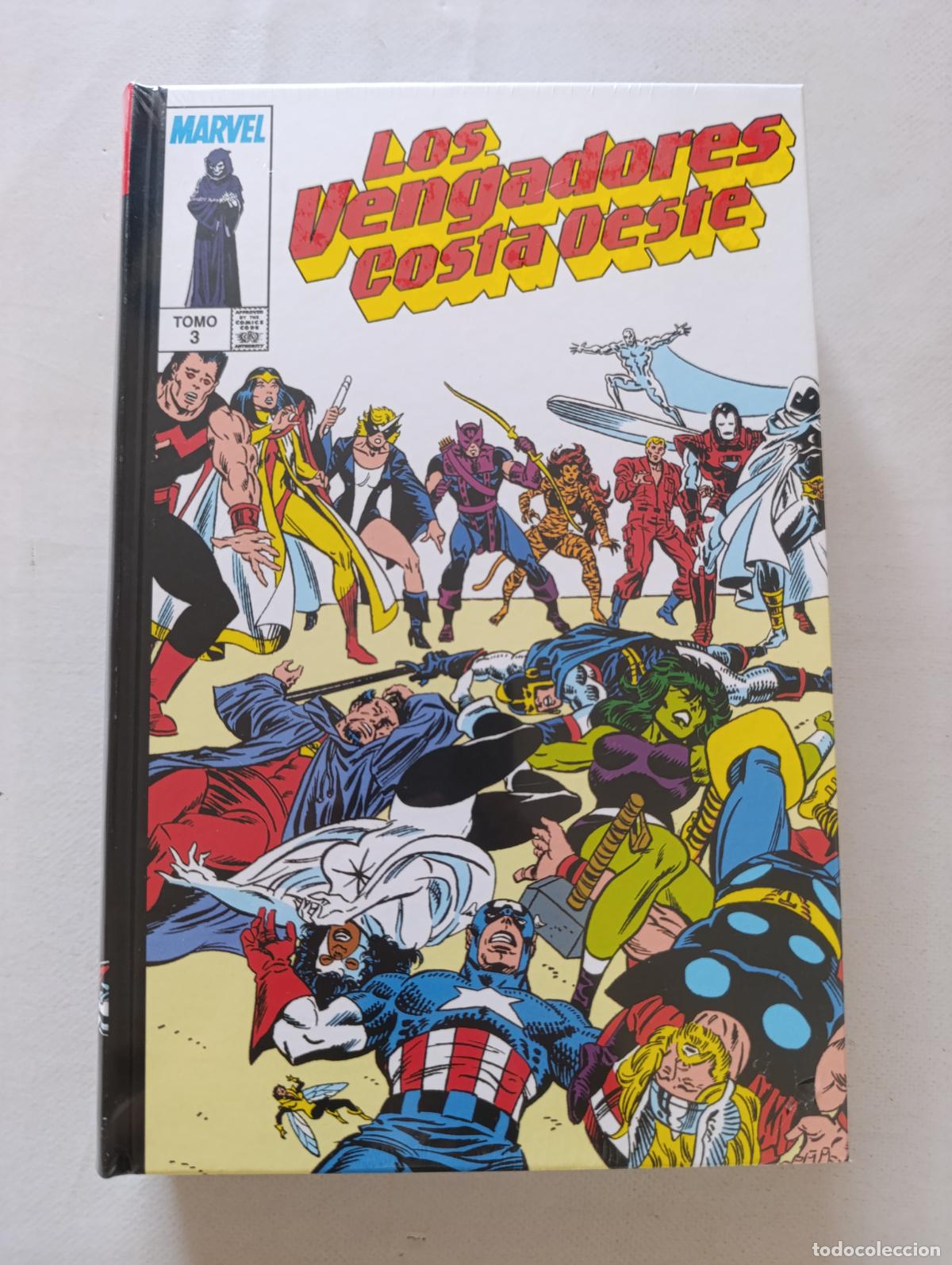 C&oacute;mics: LOS VENGADORES COSTA OESTE TOMO 3 - MARVEL LIMITED EDITION - PANINI - TAPA DURA - NUEVO (297)