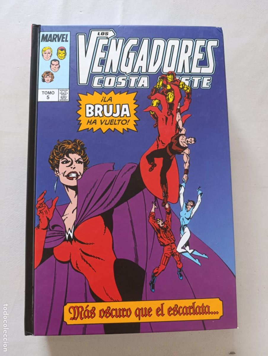 C&oacute;mics: LOS VENGADORES COSTA OESTE TOMO 5 - MARVEL LIMITED EDITION - PANINI - TAPA DURA (306)