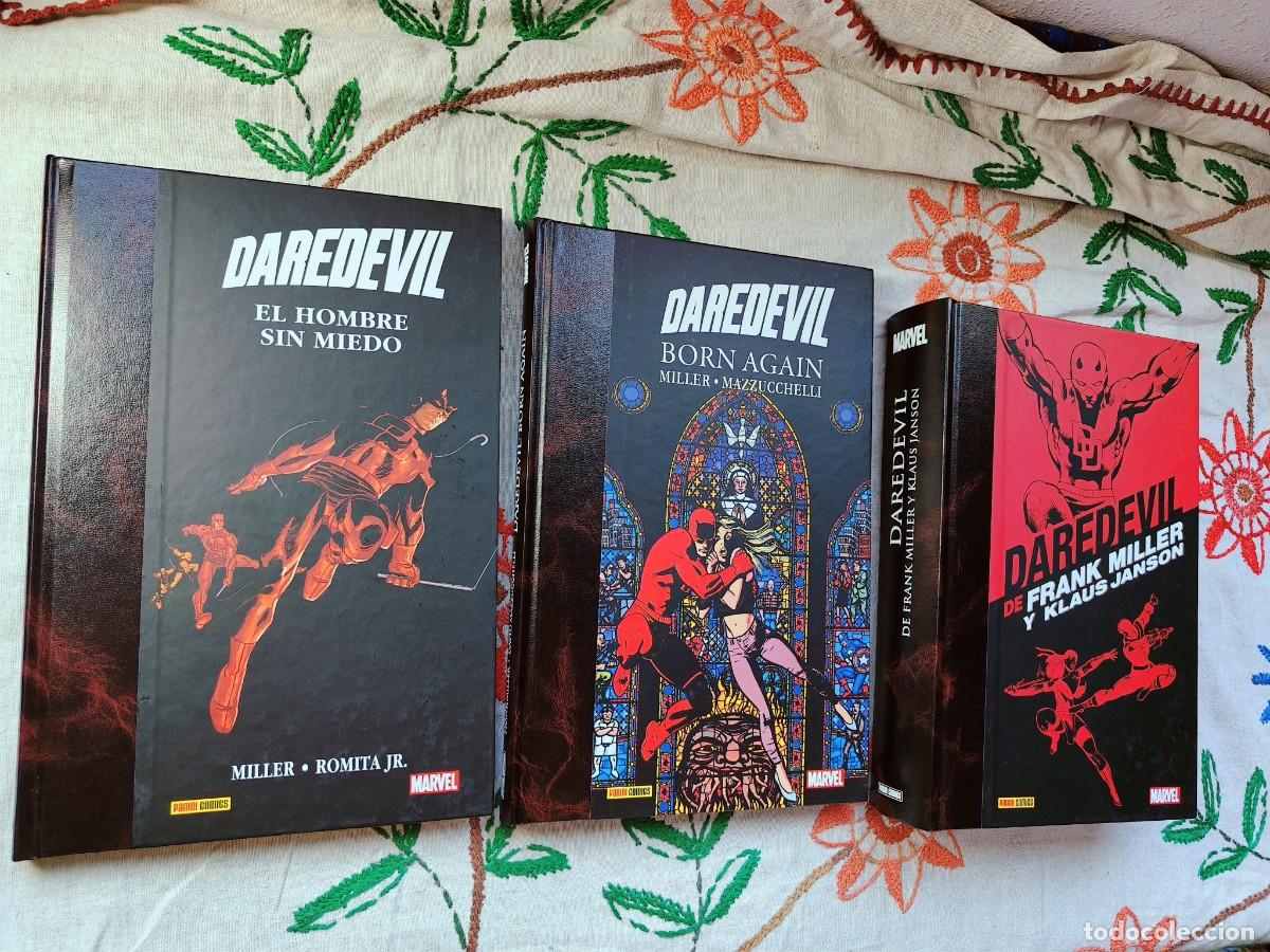C&oacute;mics: Daredevil Integral, Born again y hombre sin Miedo. Colecci&oacute;n Frank Miller. Panini