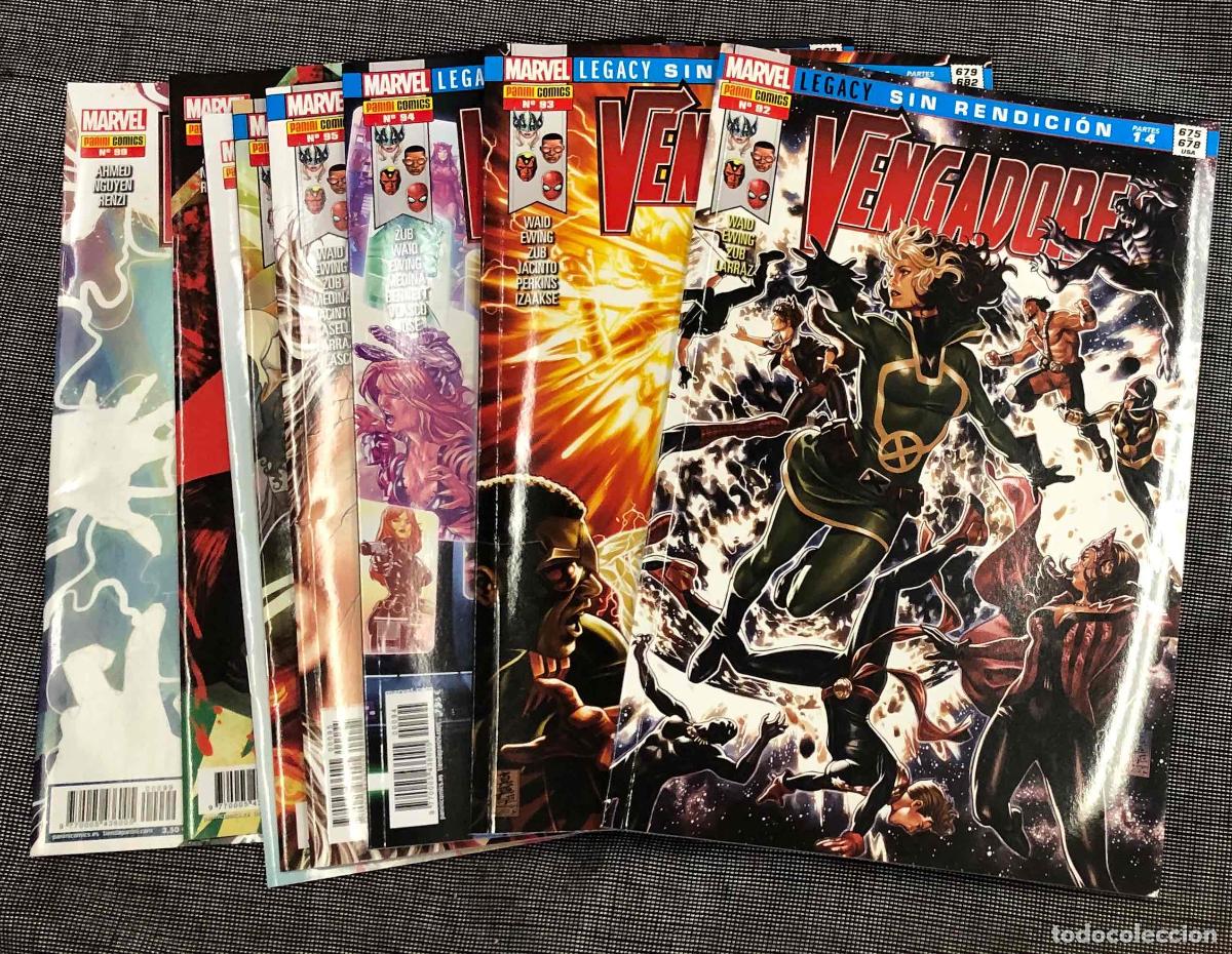 C&oacute;mics: SIN RENDICION VENGADORES N&ordm; 92 AL 95, 97 AL 99. PANINI