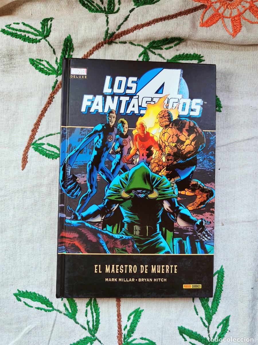 C&oacute;mics: Los Cuatro Fant&aacute;sticos El Maestro de Muerte. Mark Millar. Marvel Deluxe. Panini
