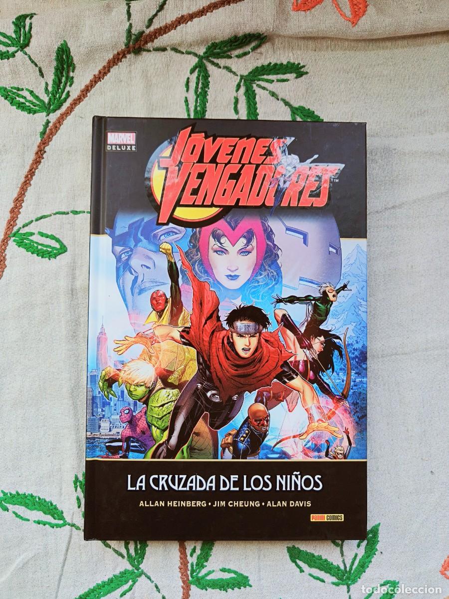 C&oacute;mics: J&oacute;venes Vengadores Cruzada ni&ntilde;os. Marvel Deluxe. Panini.