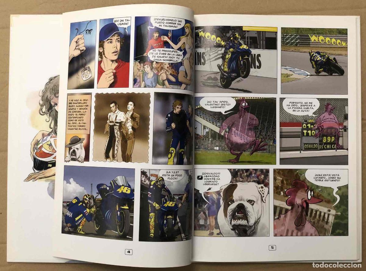 C&oacute;mics: CUARENTA Y SEIS. MILO MANARA - VALENTINO ROSSI. PANINI 2006 - Foto 2
