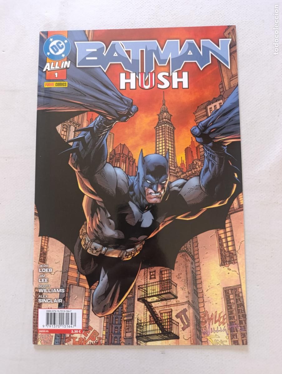 C&oacute;mics: BATMAN HUSH N&ordm; 1 - ALL IN - DC - PANINI (7H)
