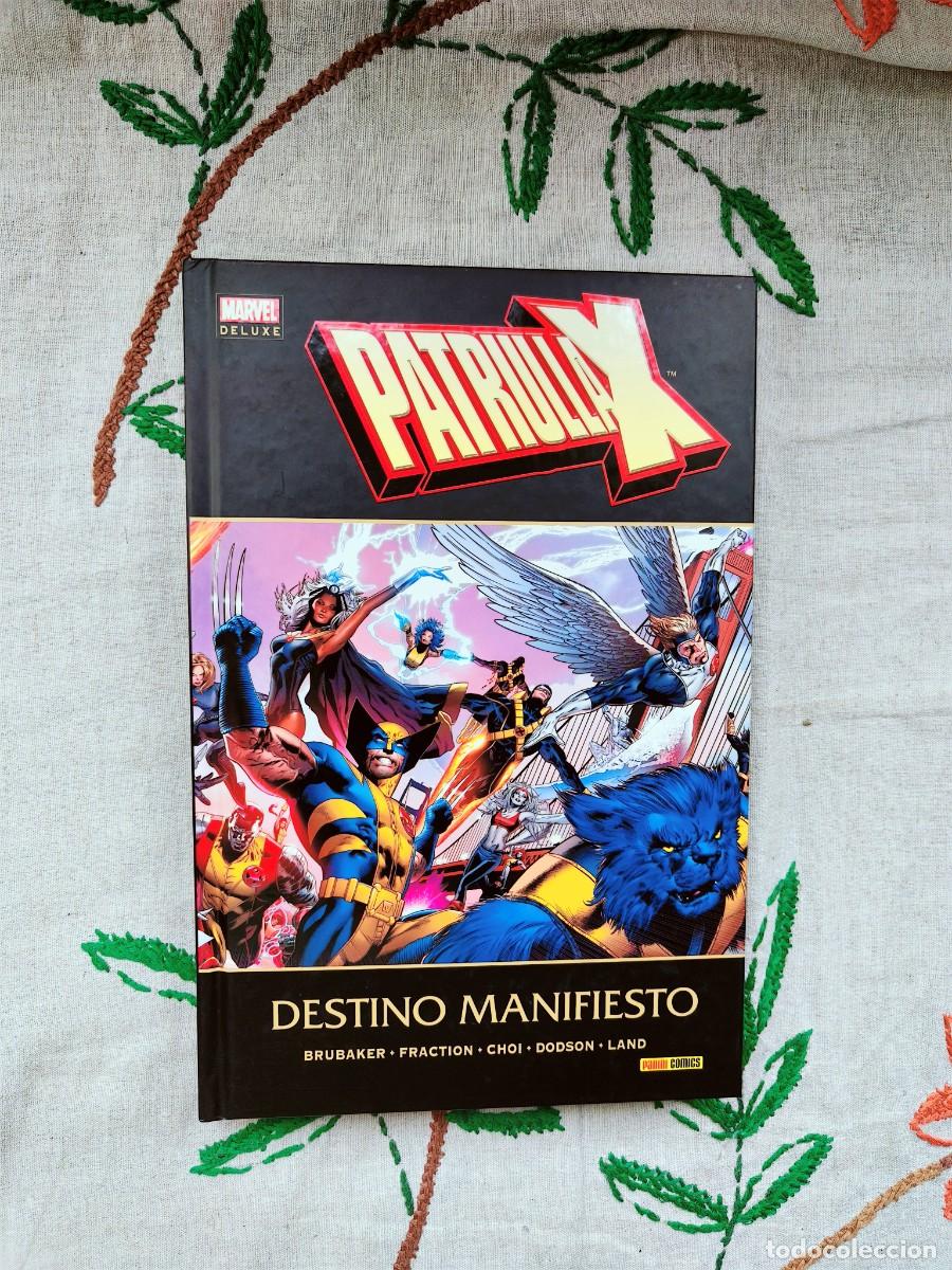 C&oacute;mics: Patrulla X: Destino Manifiesto. Marvel deluxe. Fraction. Panini.