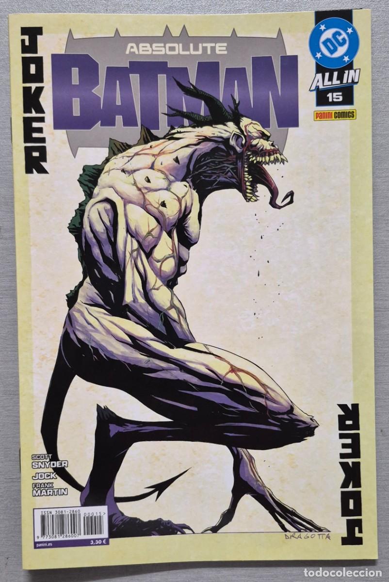 C&oacute;mics: ABSOLUTE BATMAN N&ordm; 15 / SCOTT SNIDER - NICK DRAGOTTA / ALL IN - -DC - PANINI