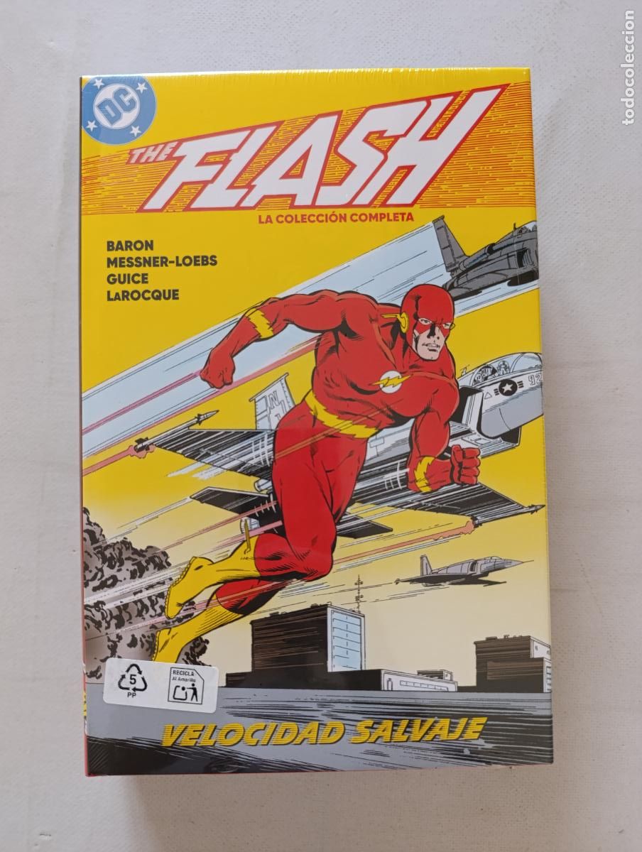 C&oacute;mics: THE FLASH - LA COLECCION COMPLETA TOMO 1 - VELOCIDAD SALVAJE - DC - PANINI - NUEVO, PRECINTADO (358)
