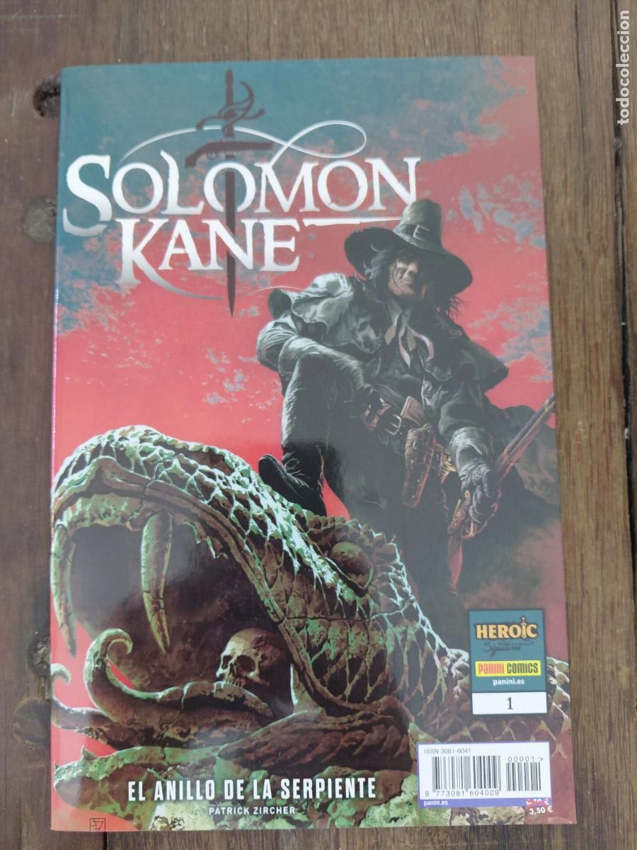 C&oacute;mics: Solomon Kane El anillo de la serpiente Panini N&ordm; 1