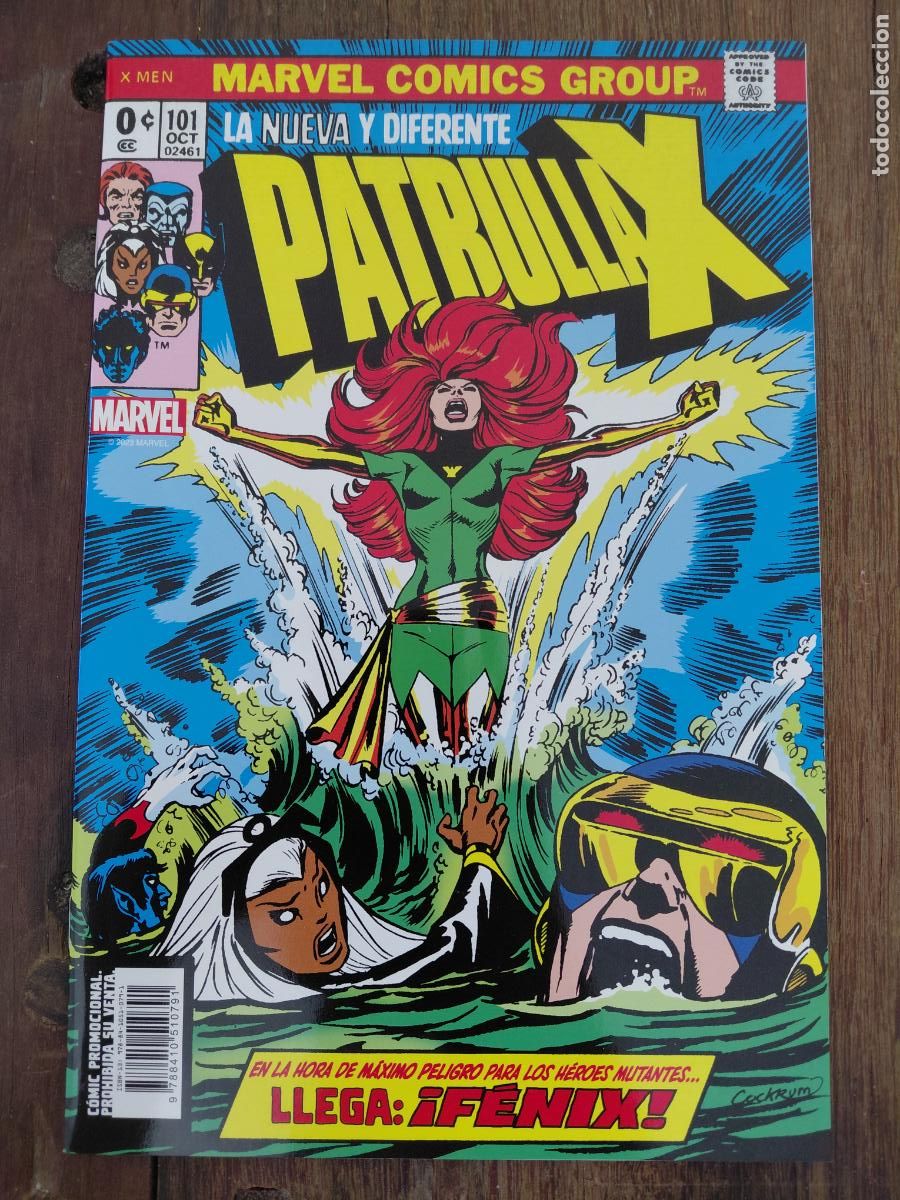 C&oacute;mics: Patrulla X Facsimil Panini N&ordm; 101 USA