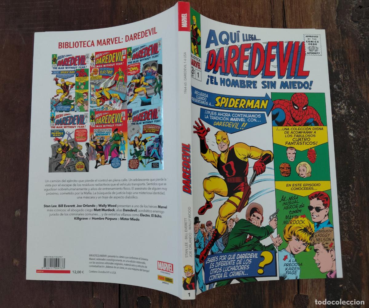 C&oacute;mics: Daredevil Biblioteca Marvel Panini N&ordm; 1
