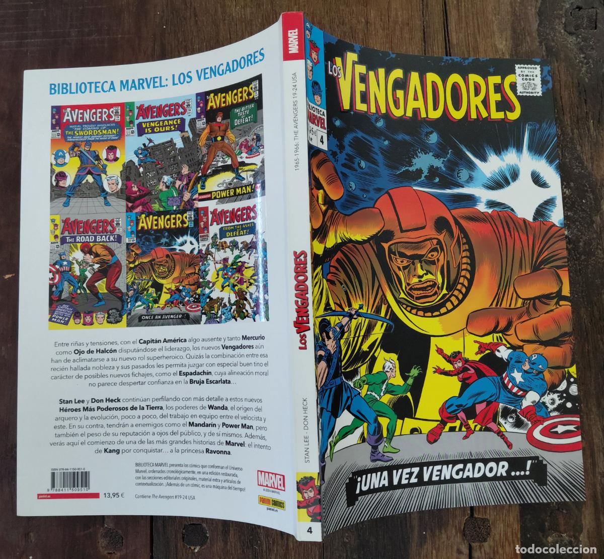C&oacute;mics: Los Vengadores Biblioteca Marvel Panini N&ordm; 4
