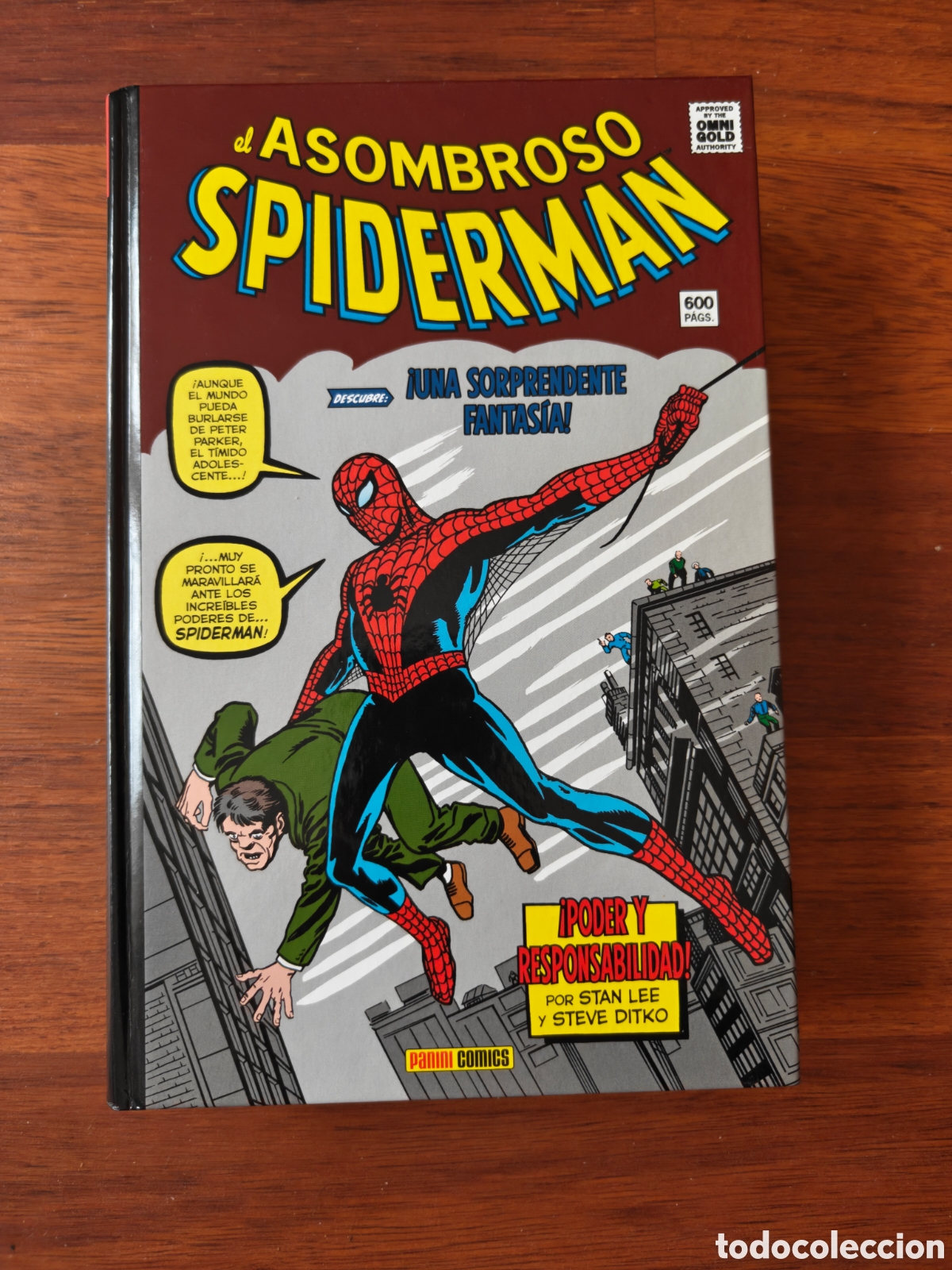 C&oacute;mics: Omnigold Marvel Gold El asombroso Spiderman. Poder y responsabilidad. Tomo 1.
