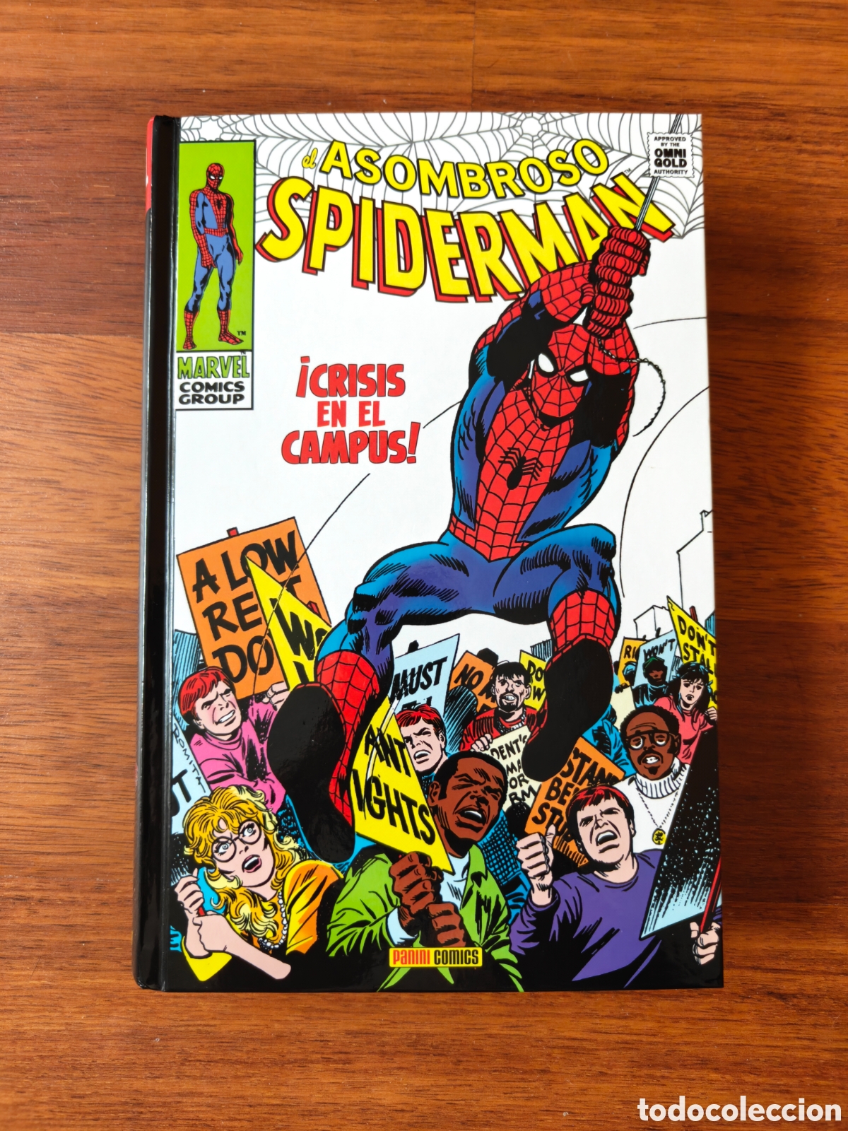 C&oacute;mics: Omnigold Marvel Gold El asombroso Spiderman. Crisis en el campus. Tomo 4.