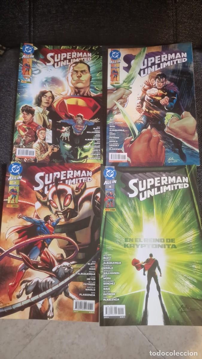 C&oacute;mics: SUPERMAN UNLIMITED (LOTE 4 TOMOS 1 / 8 AL 4 / 11) - PANINI - DESCUENTO 10%&iexcl;&iexcl;&iexcl;