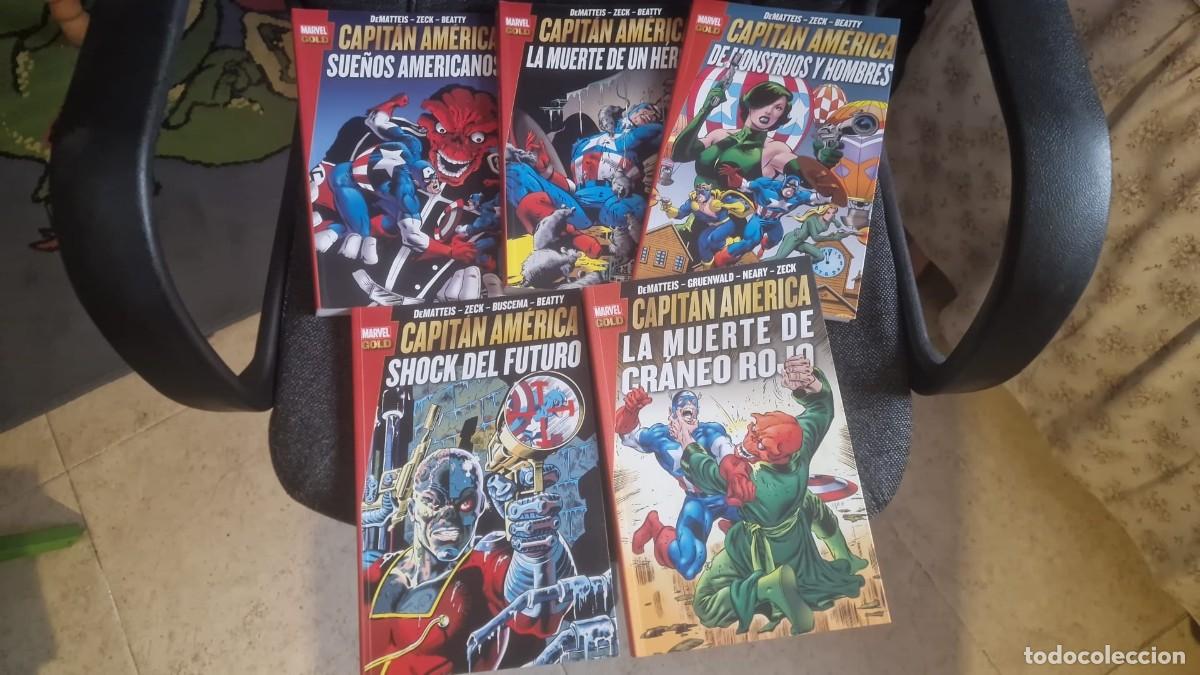 C&oacute;mics: MARVEL GOLD: CAPITAN AMERICA - 5 TOMOS (ETAPA MATTEIS Y ZECK) - PANINI