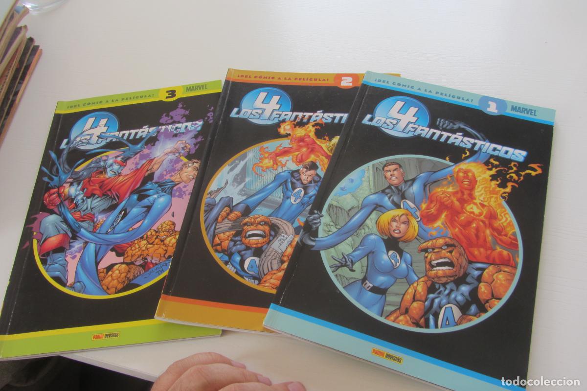 C&oacute;mics: LOS 4 FANT&Aacute;STICOS Del comic a la pel&iacute;cula n&ordm; 1, 2 y 3 Panini BUEN ESTADO ARX137