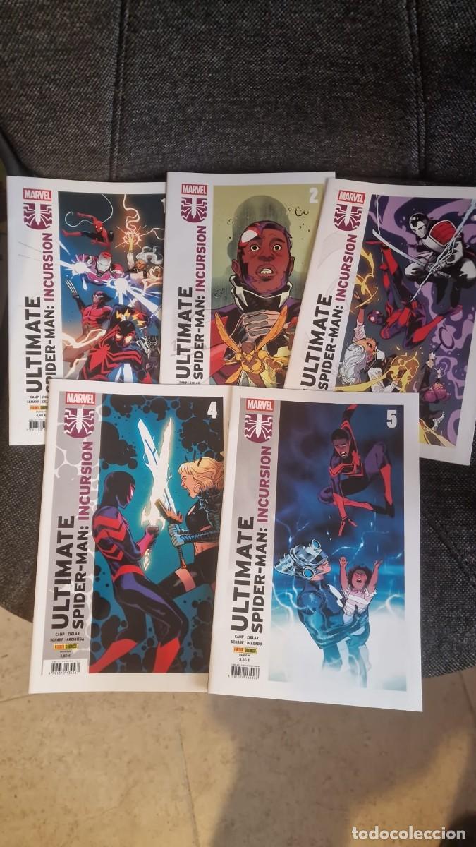 C&oacute;mics: ULTIMATE SPIDERMAN: INCURSI&Oacute;N (OBRA COMPLETA 5 N&Uacute;MEROS) - PANINI - Foto 1