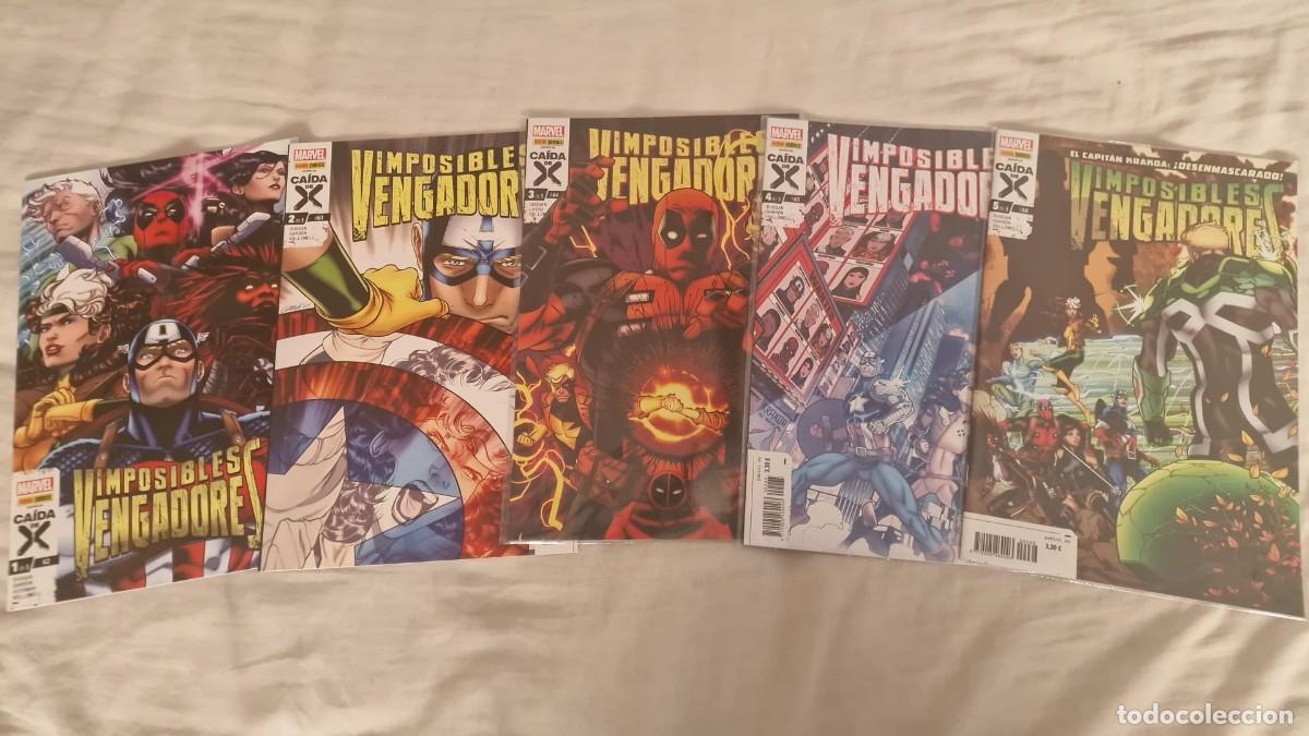 C&oacute;mics: IMPOSIBLES VENGADORES (OBRA COMPLETA 5 N&Uacute;MEROS) - PANINI (LA CA&Iacute;DA DE X)