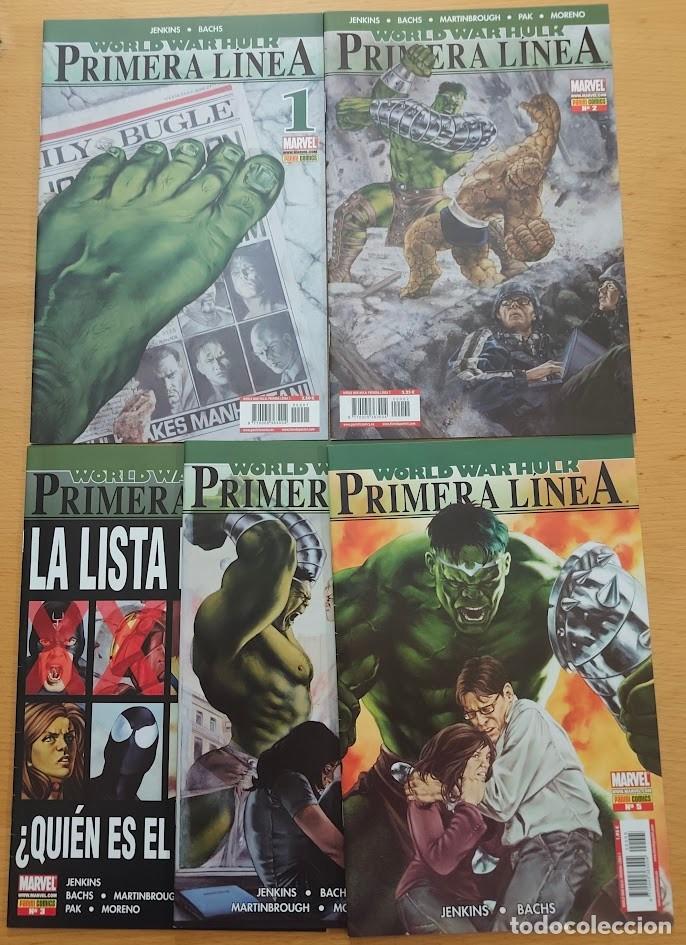 C&oacute;mics: LOTE WORLD WAR HULK + PRIMERA LINEA + CROSSOVERS. PANINI - Foto 3