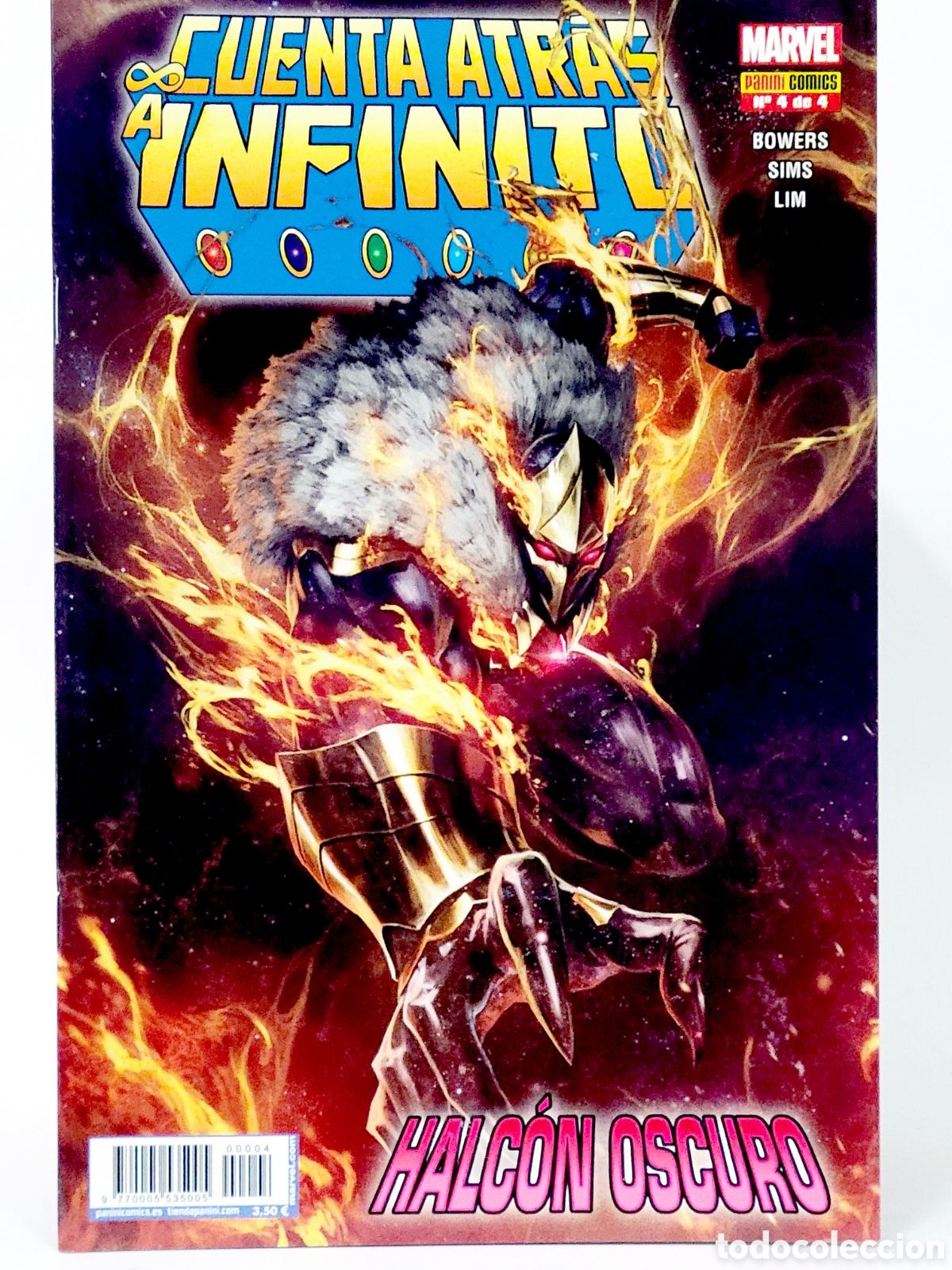 C&oacute;mics: C&Oacute;MIC CUENTA ATR&Aacute;S A INFINITO 4 HALC&Oacute;N OSCURO PANINI MARVEL GRAPA DE KIOSCO
