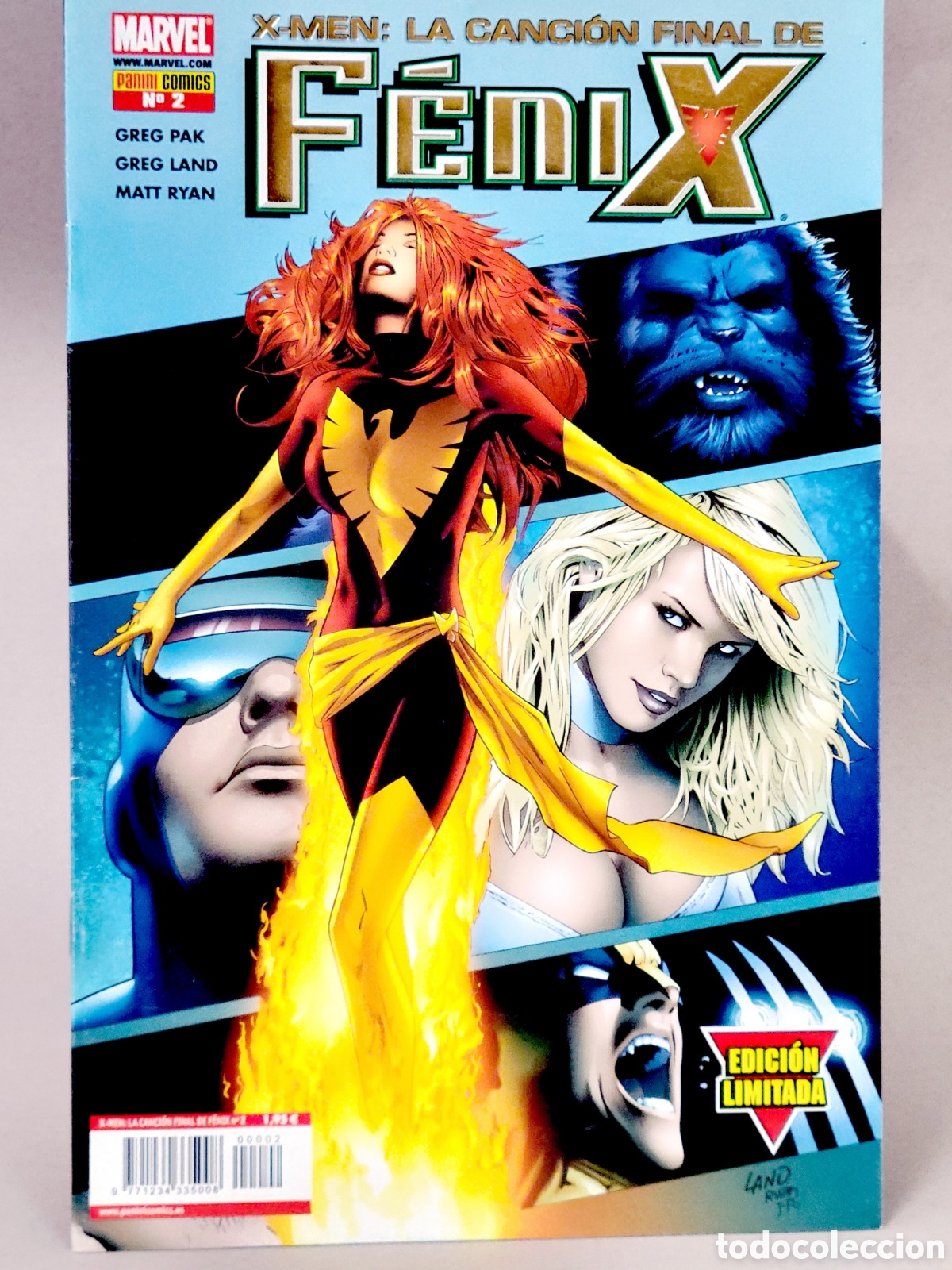 C&oacute;mics: C&Oacute;MIC X-MEN LA CANCI&Oacute;N FINAL DE F&Eacute;NIX 2 EDICI&Oacute;N LIMITADA PANINI MARVEL GRAPA DE KIOSCO