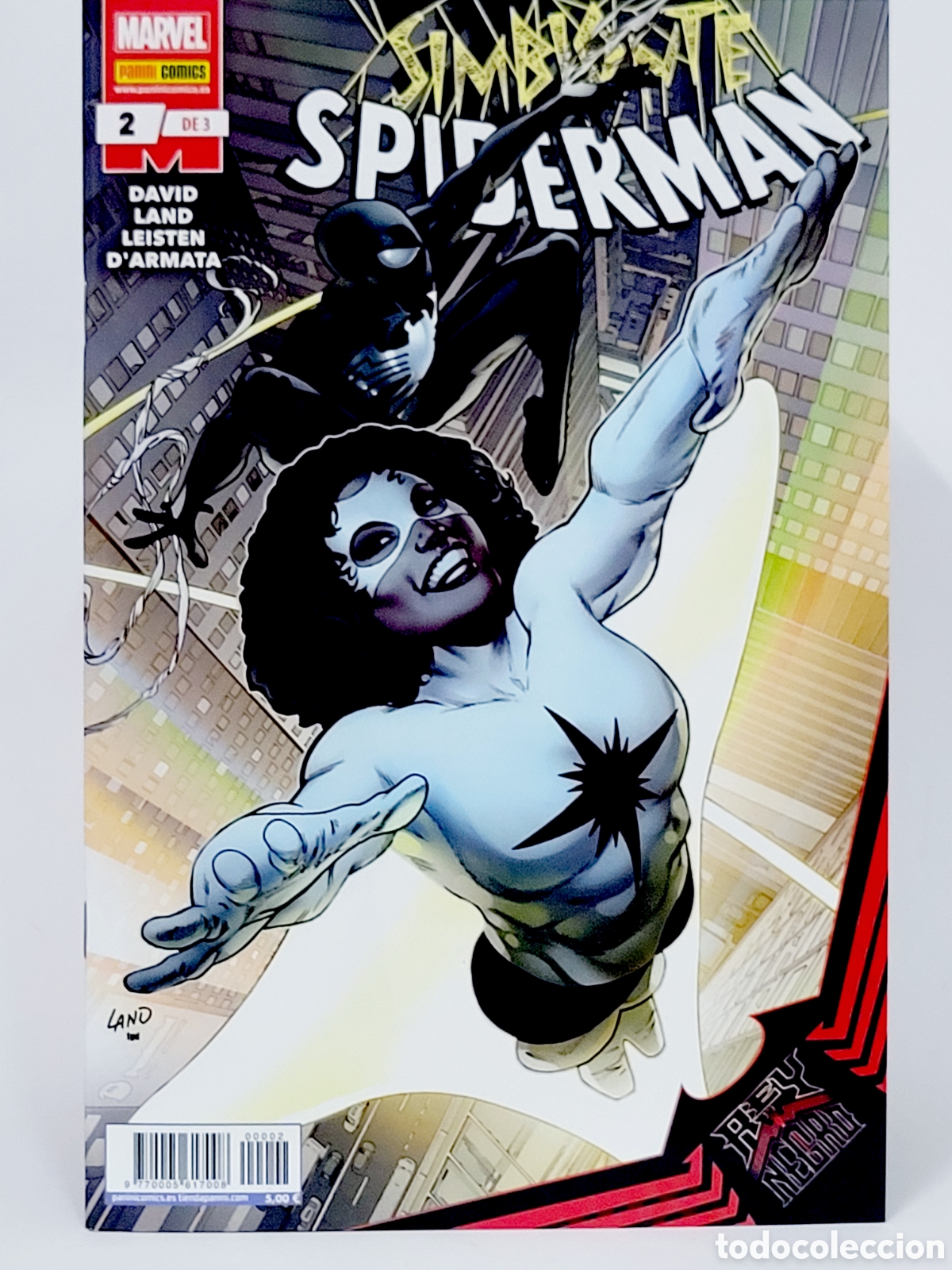 C&oacute;mics: C&Oacute;MIC REY DE NEGRO SPIDERMAN SIMBIONTE 2 PANINI MARVEL GRAPA DE KIOSCO