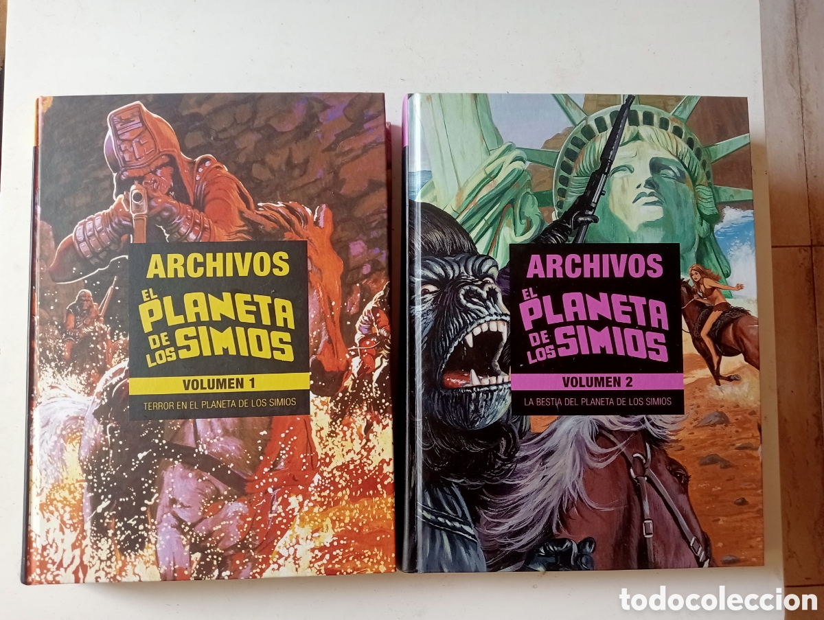 C&oacute;mics: ARCHIVOS EL PLANETA DE LOS SIMIOS VOL 1 Y 2 PANINI - Foto 1
