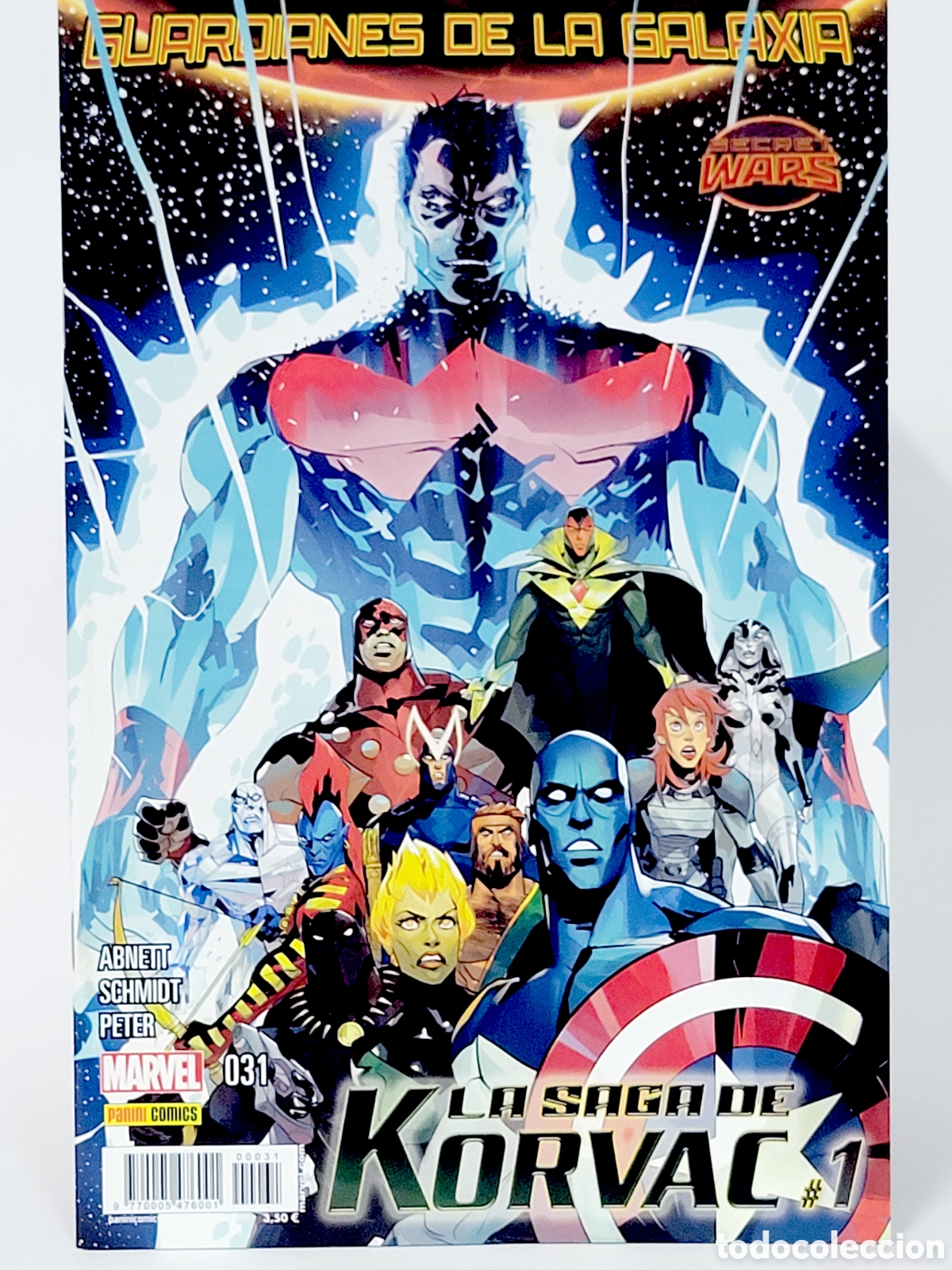 C&oacute;mics: C&Oacute;MIC GUARDIANES DE LA GALAXIA 31 LA SAGA DE KORVAC PANINI MARVEL GRAPA DE KIOSCO