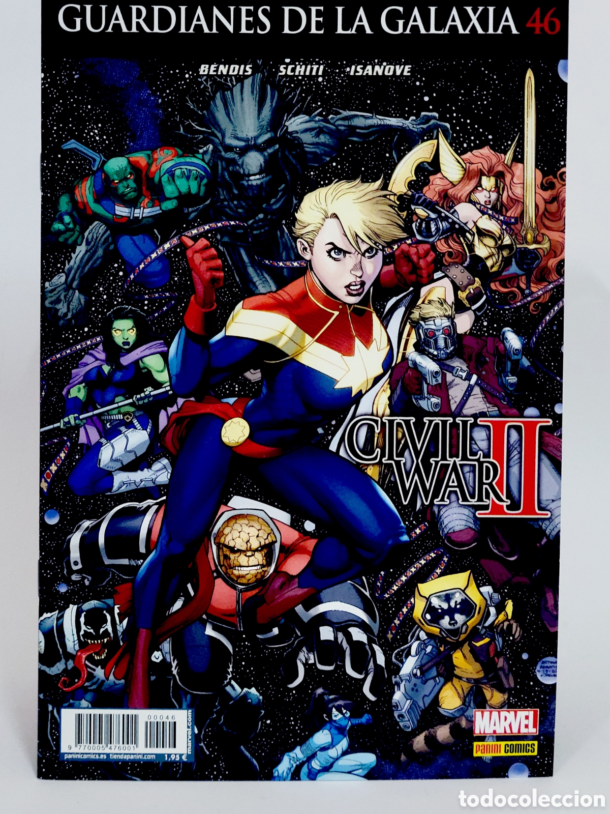 C&oacute;mics: C&Oacute;MIC GUARDIANES DE LA GALAXIA 46 CIVIL WAR II PANINI MARVEL GRAPA DE KIOSCO